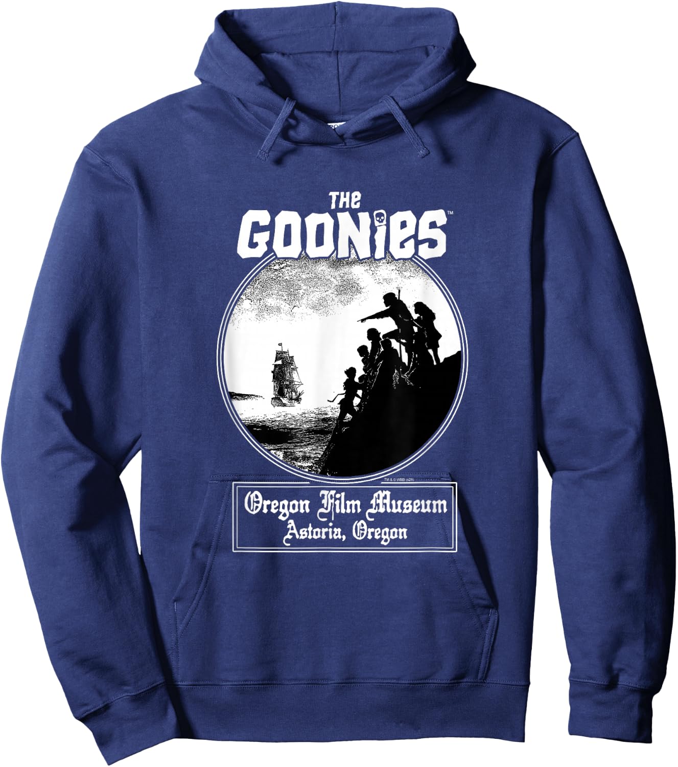The Goonies Oregon Film Museum Astoria, Oregon Movie Hoodie - Hoodie | Navy