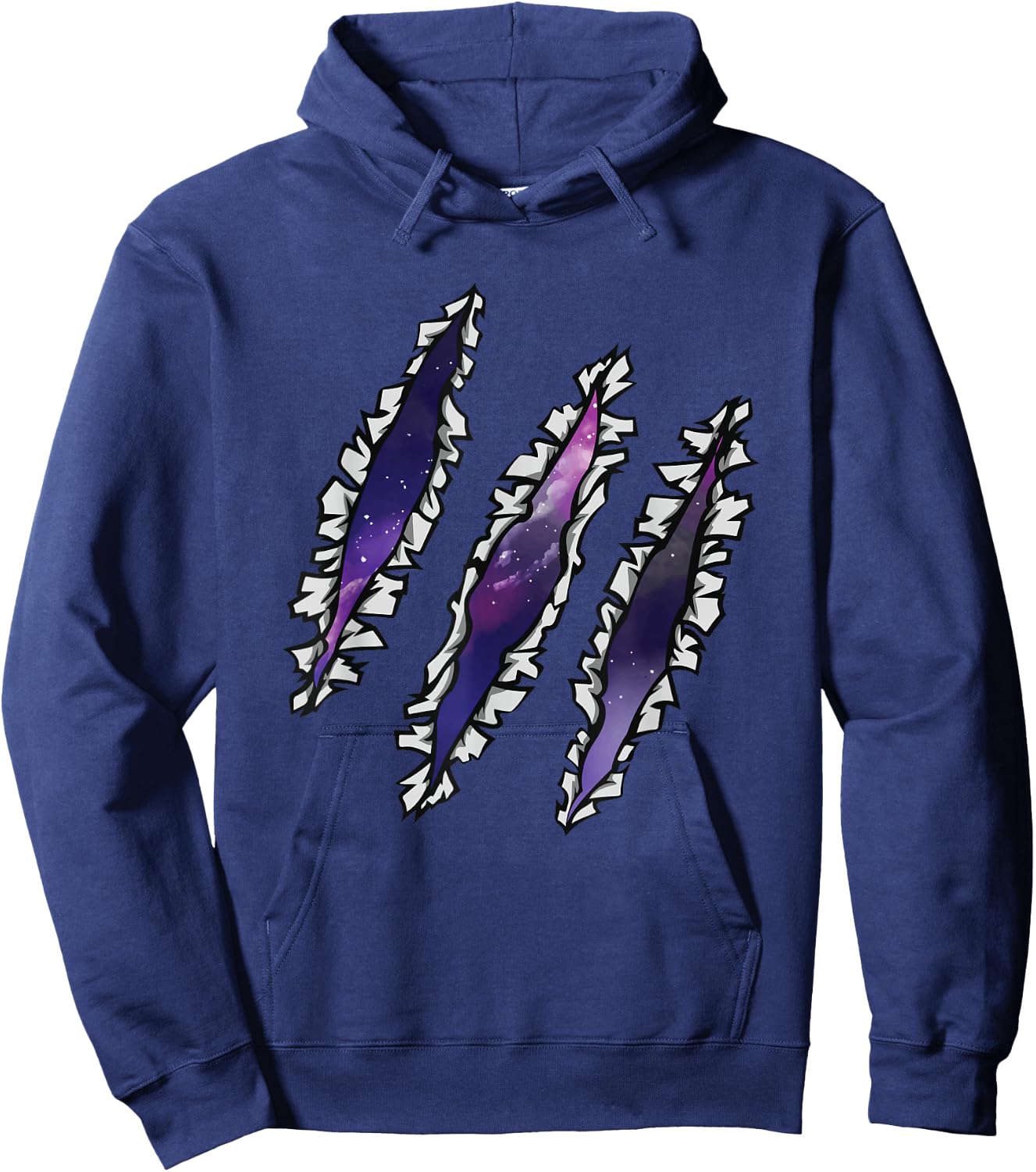 Scratch Galaxy Space Hoodie - Hoodie | Navy