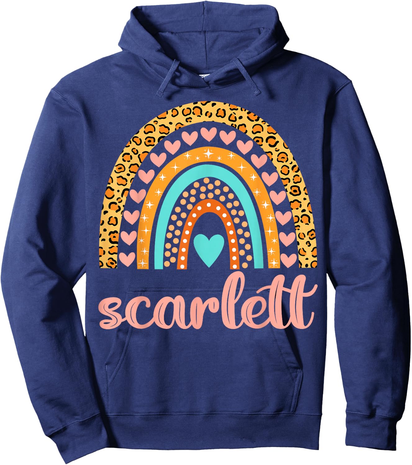 Scarlett Scarlett Name Birthday Shirt Gift Hoodie - Hoodie | Navy