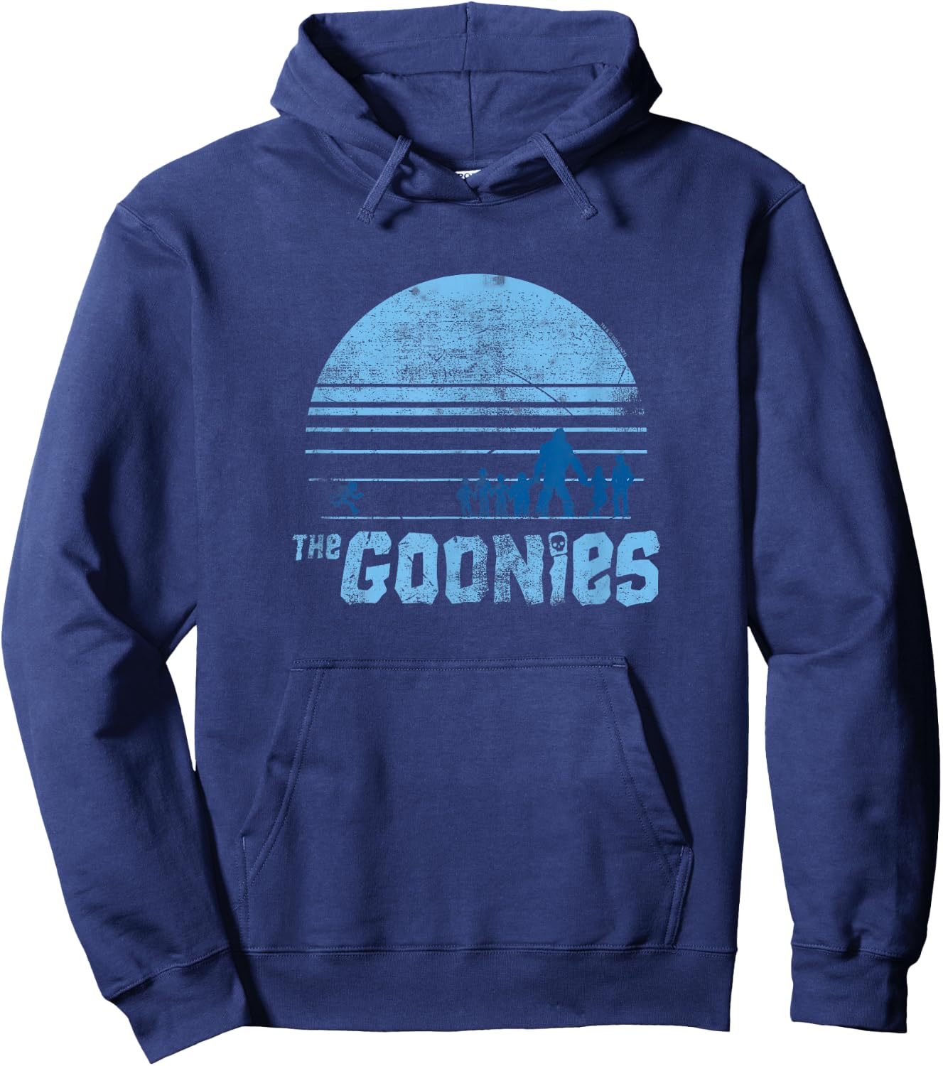 The Goonies Blue Silhouette Hoodie - Hoodie | Navy