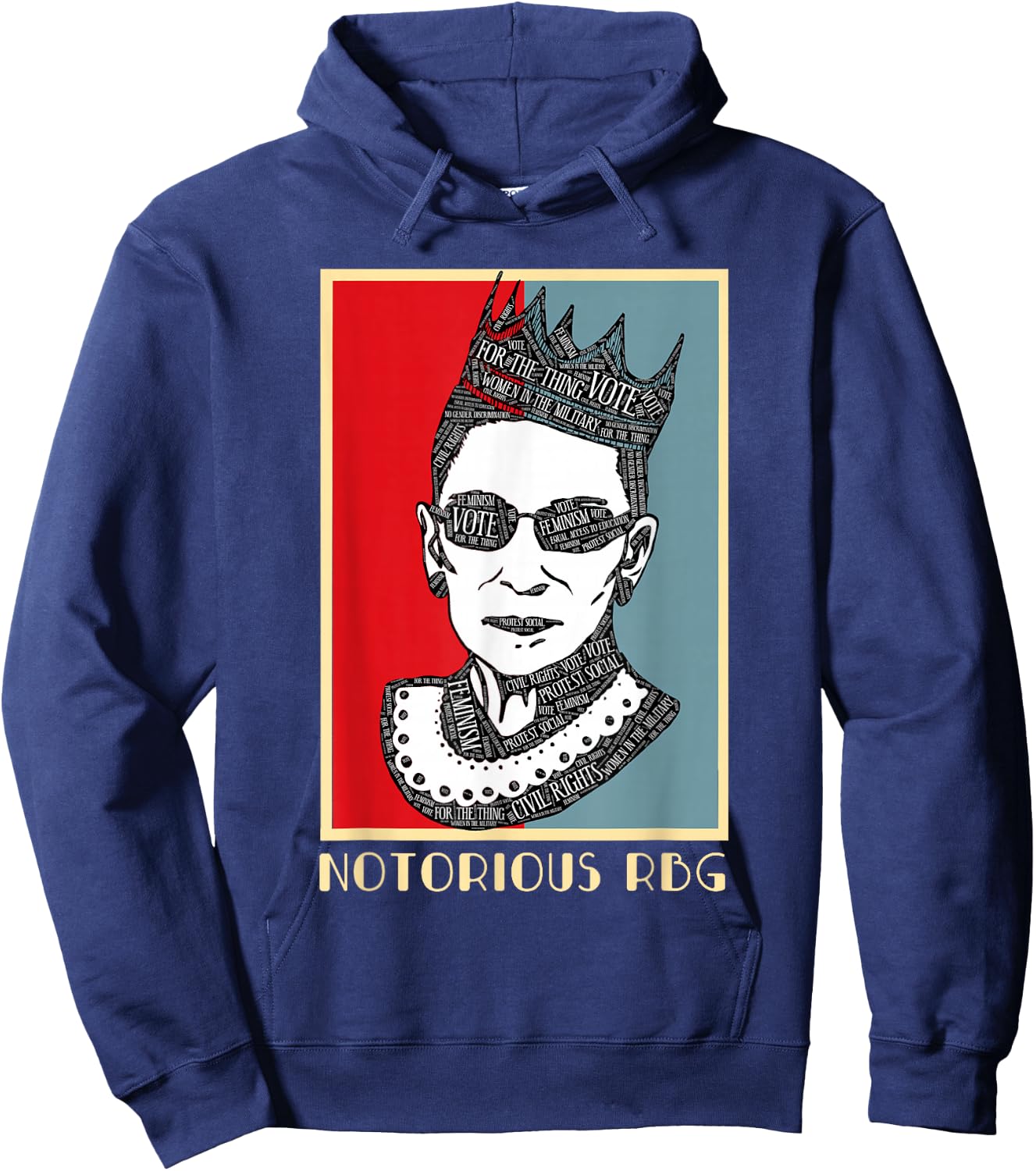 Funny Rbg Costume Ruth Bader - What Would Rbg Do Gift Rbg Hoodie - Hoodie | Navy