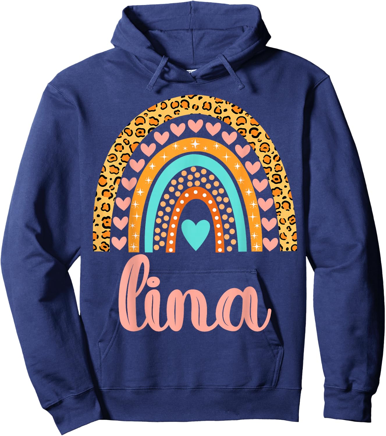 Lina Lina Name Birthday Shirt Gift Hoodie - Hoodie | Navy