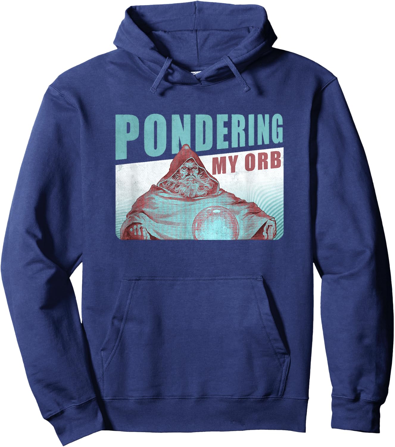 Pondering My Orb, Wizard Meme Hoodie - Hoodie | Navy