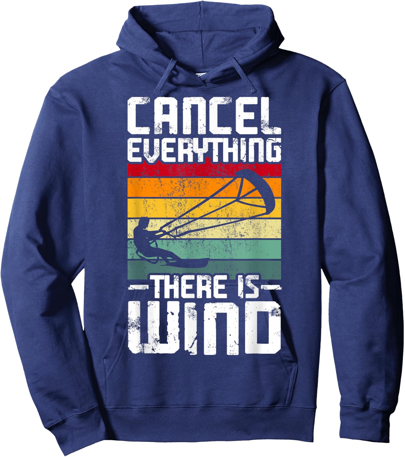 Cancel everything, there is wind. Hoodie - Hoodie | Navy