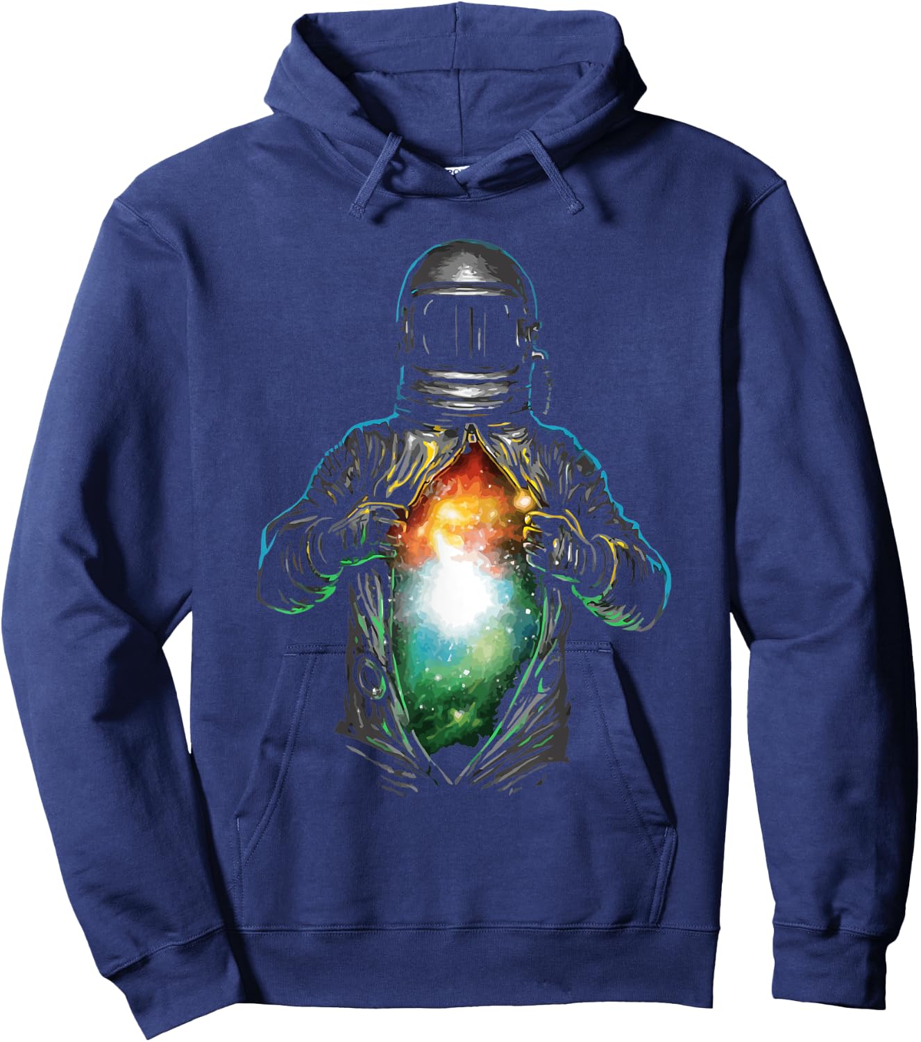 Solar Space System Planets Cosmic inside astronaut Hoodie - Hoodie | Navy