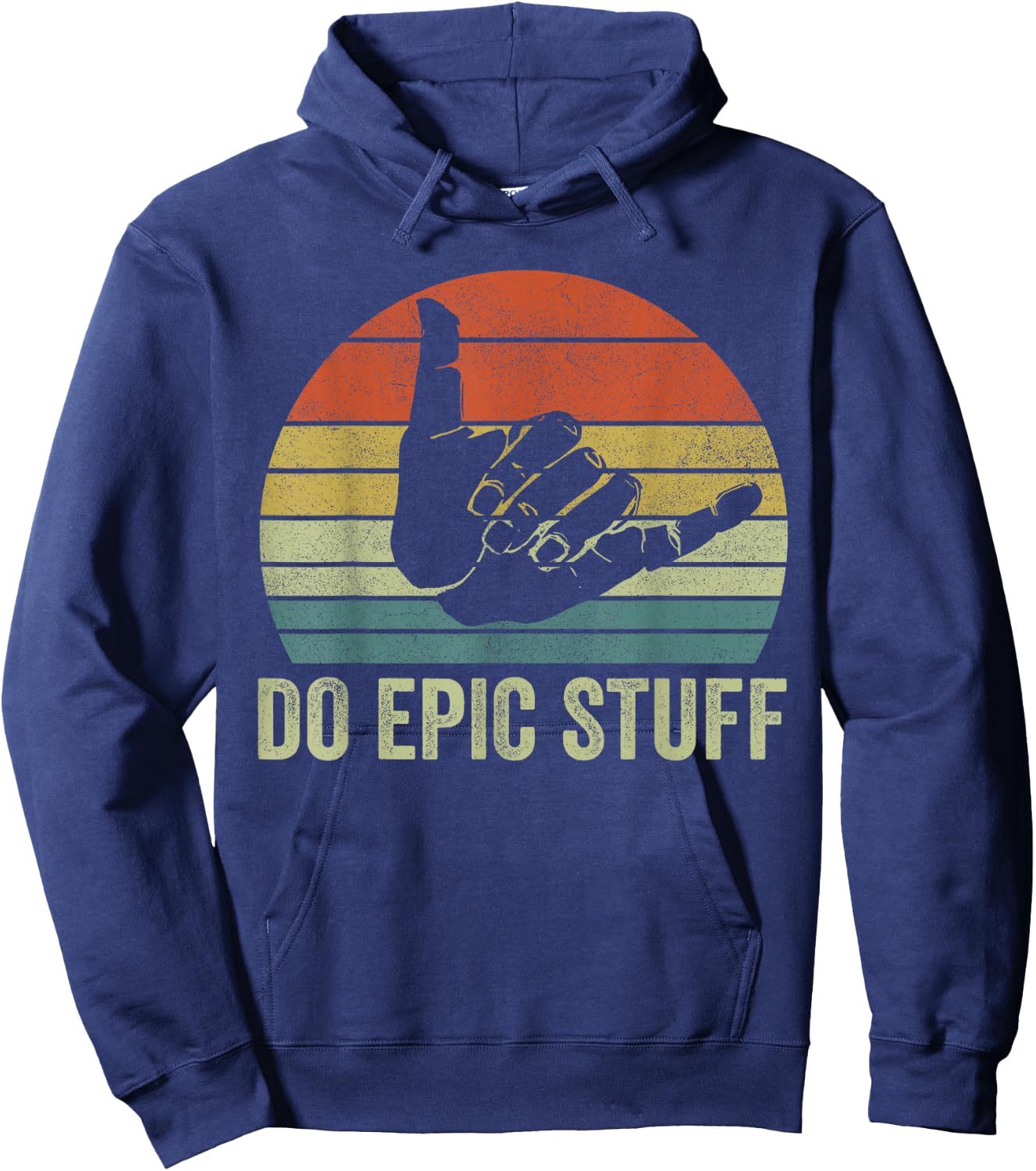 Beach Surf Do Epic Stuff Shirts, Windsurfing Surfer Men Boys Hoodie - Hoodie | Navy