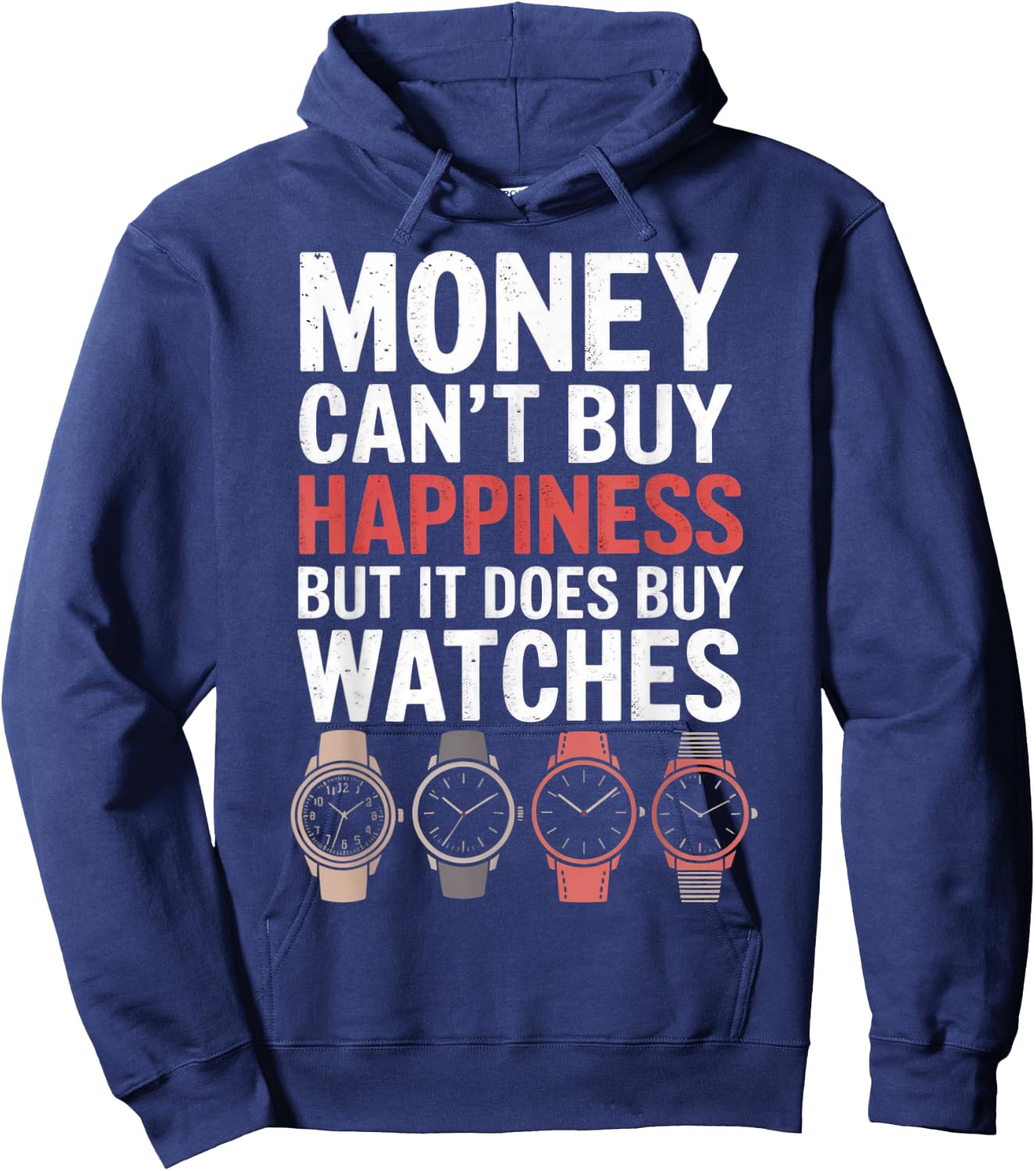 It Does Buy Watches Watch Collecting Watch Collector Hoodie - Hoodie | Navy