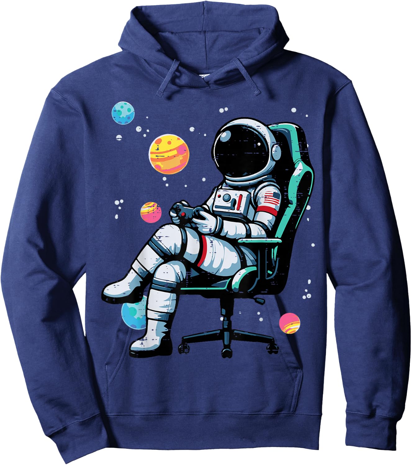 Astronaut Gaming Space Gamer Boys Toddler Kids Youth Men Hoodie - Hoodie | Navy