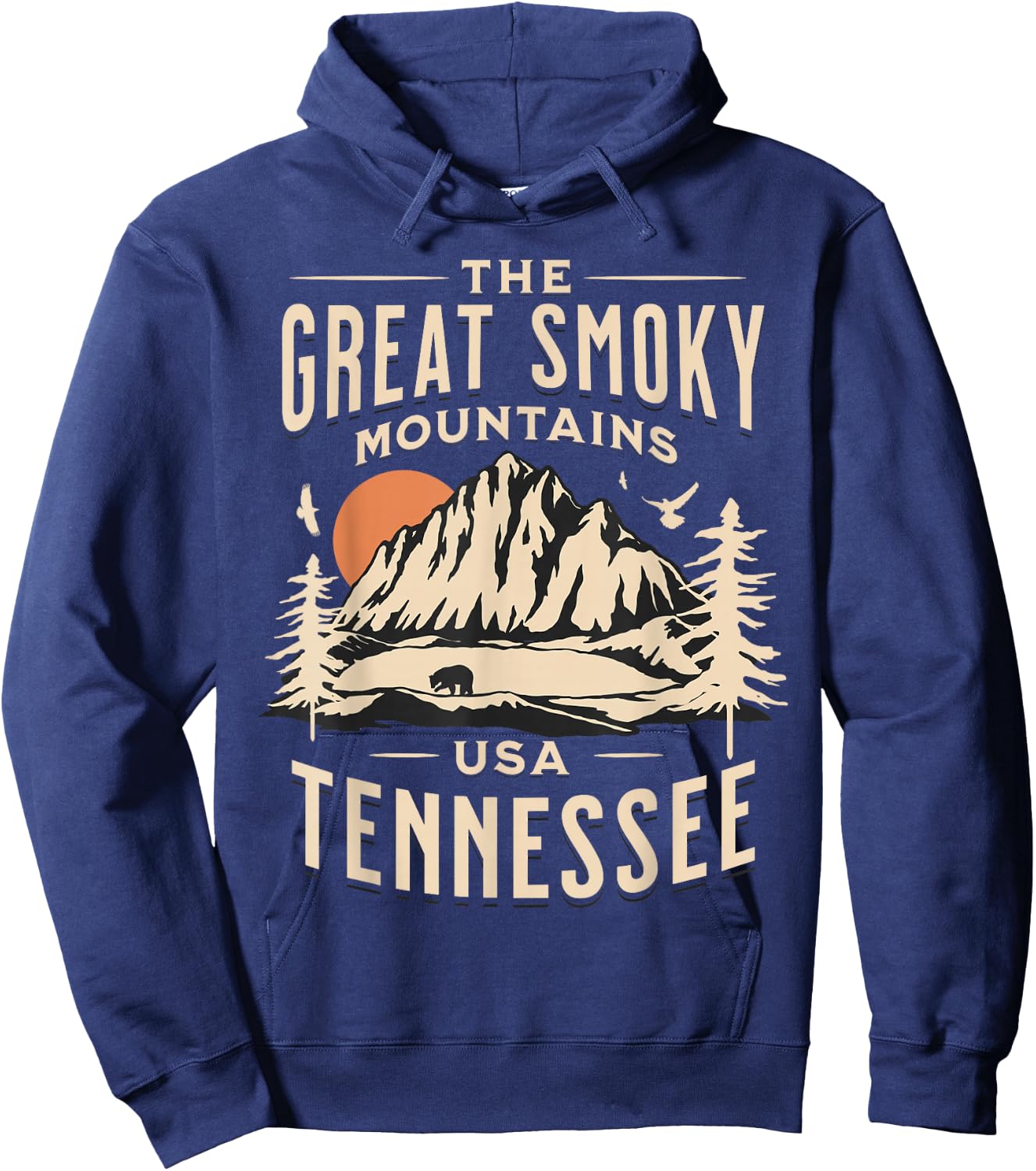 Smoky Mountains National Park Hoodie - Hoodie | Navy