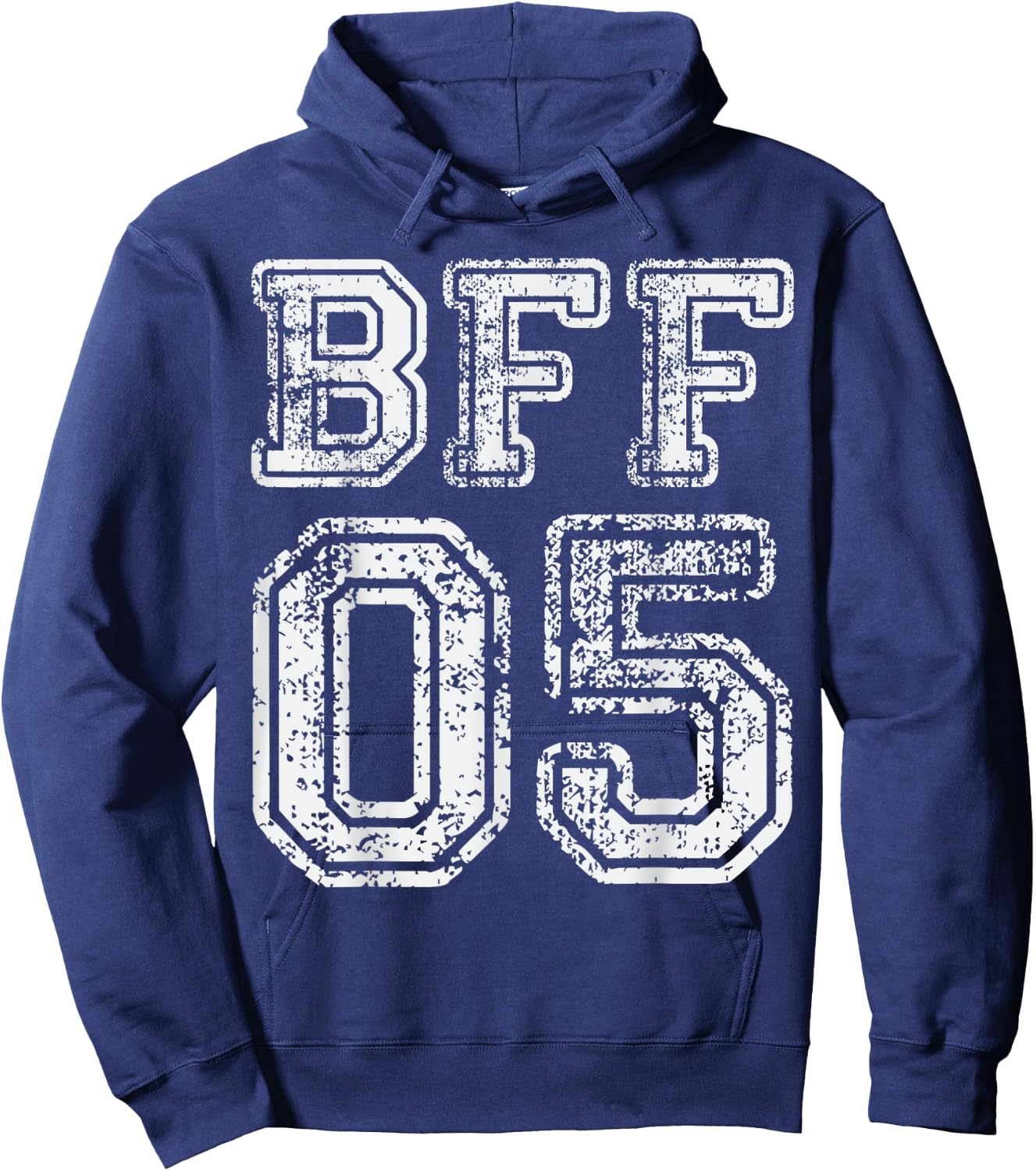 BFF 05 Best Friends Matching National Friendship Day Hoodie - Hoodie | Navy