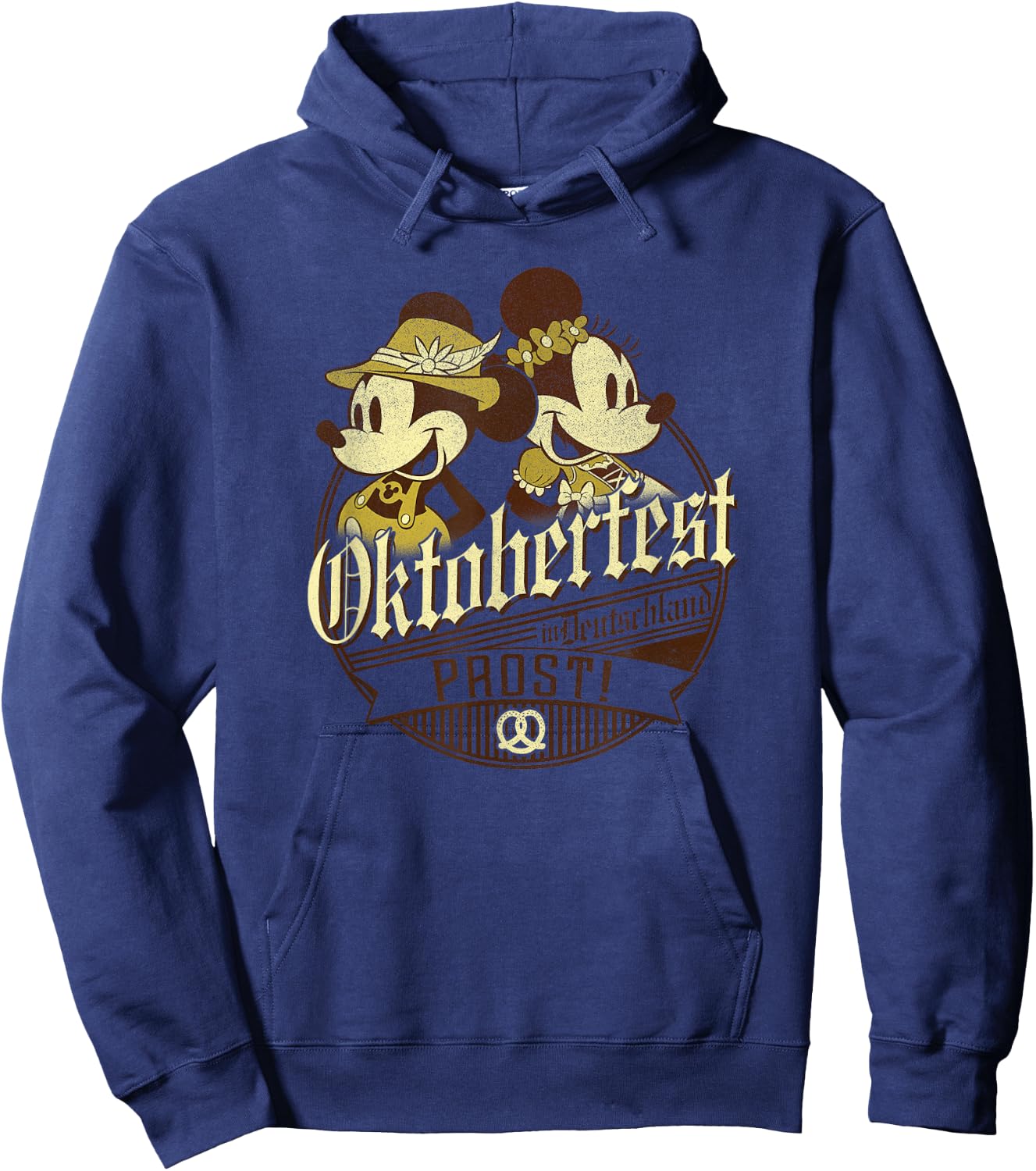 Disney Mickey & Friends Oktoberfest Mickey & Minnie Hoodie - Hoodie | Navy