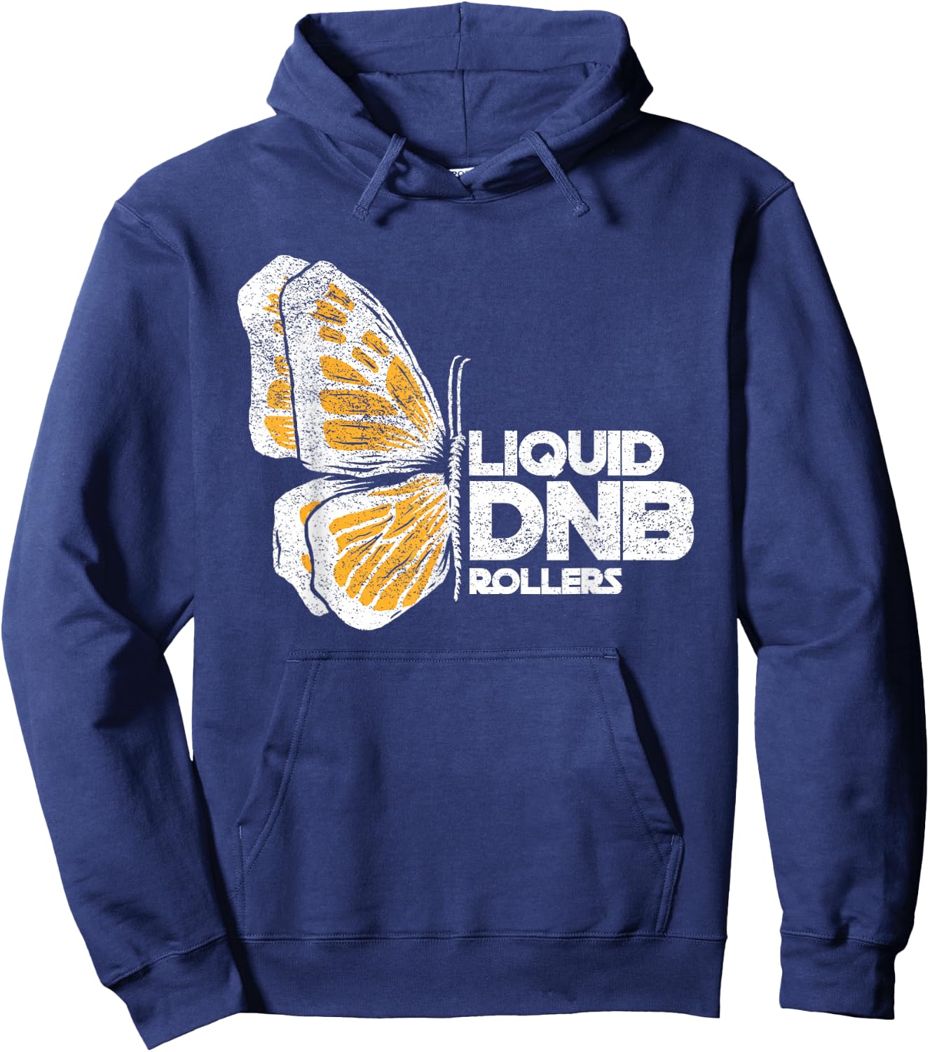 Liquid DnB Junglist Drum And Bass Hoodie - Hoodie | Navy