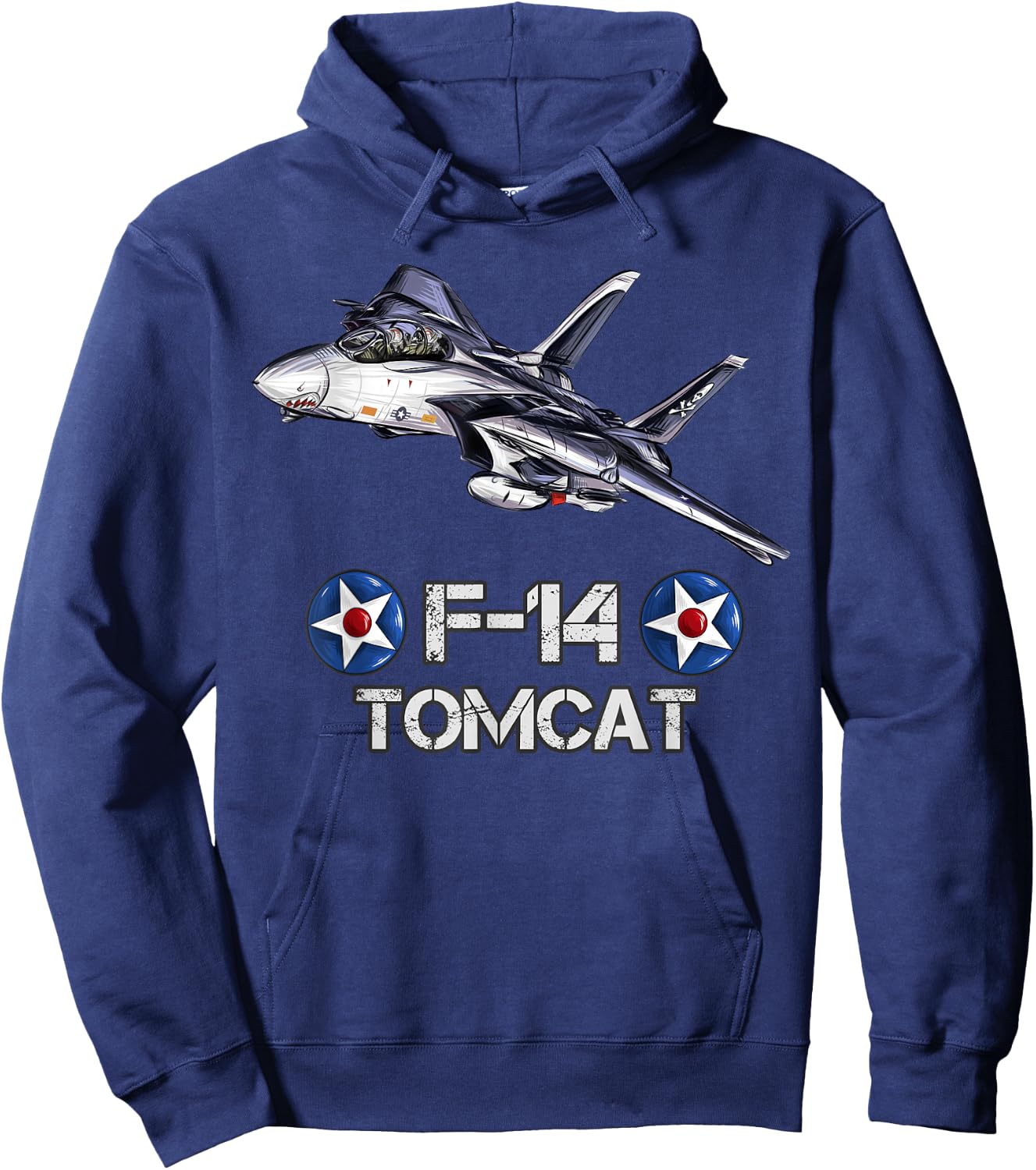 Vintage F-14 Tomcat Fighter Jet Military Aviation gift Hoodie - Hoodie | Navy