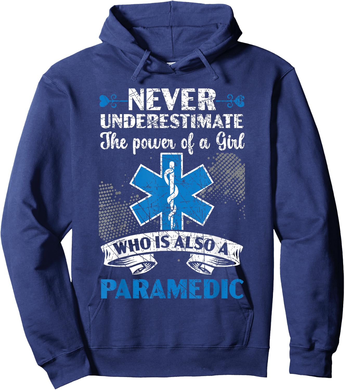Paramedic Health Care Emergency EMT EMS Paramedic Hoodie - Hoodie | Navy