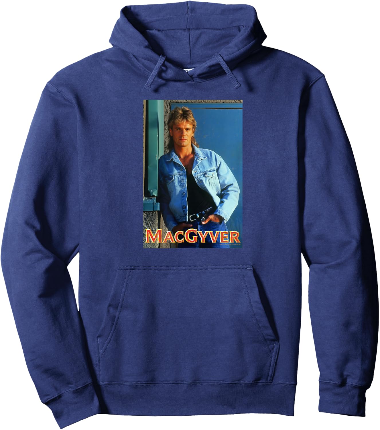 MacGyver Original Series Heart Throb Hoodie - Hoodie | Navy