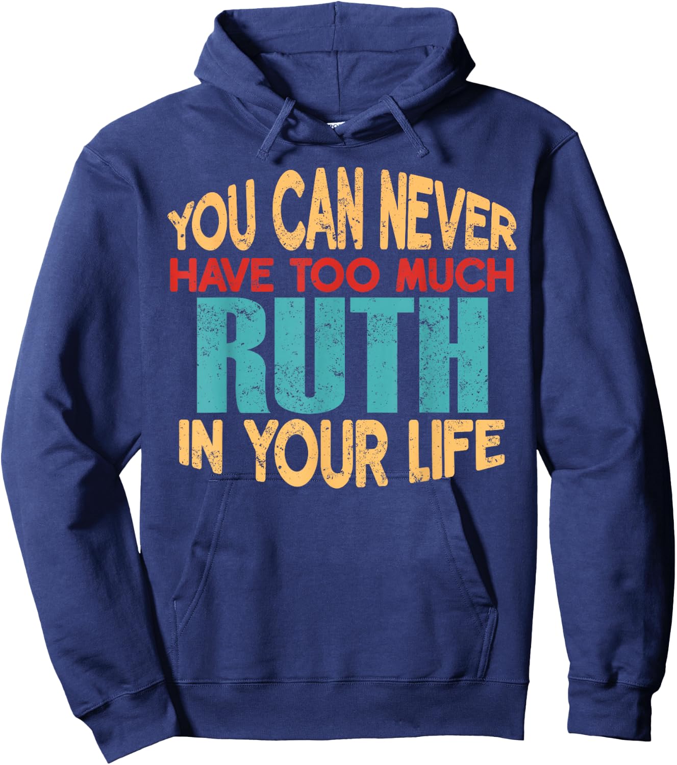 Funny Ruth Personalised First Name Joke Item Hoodie - Hoodie | Navy