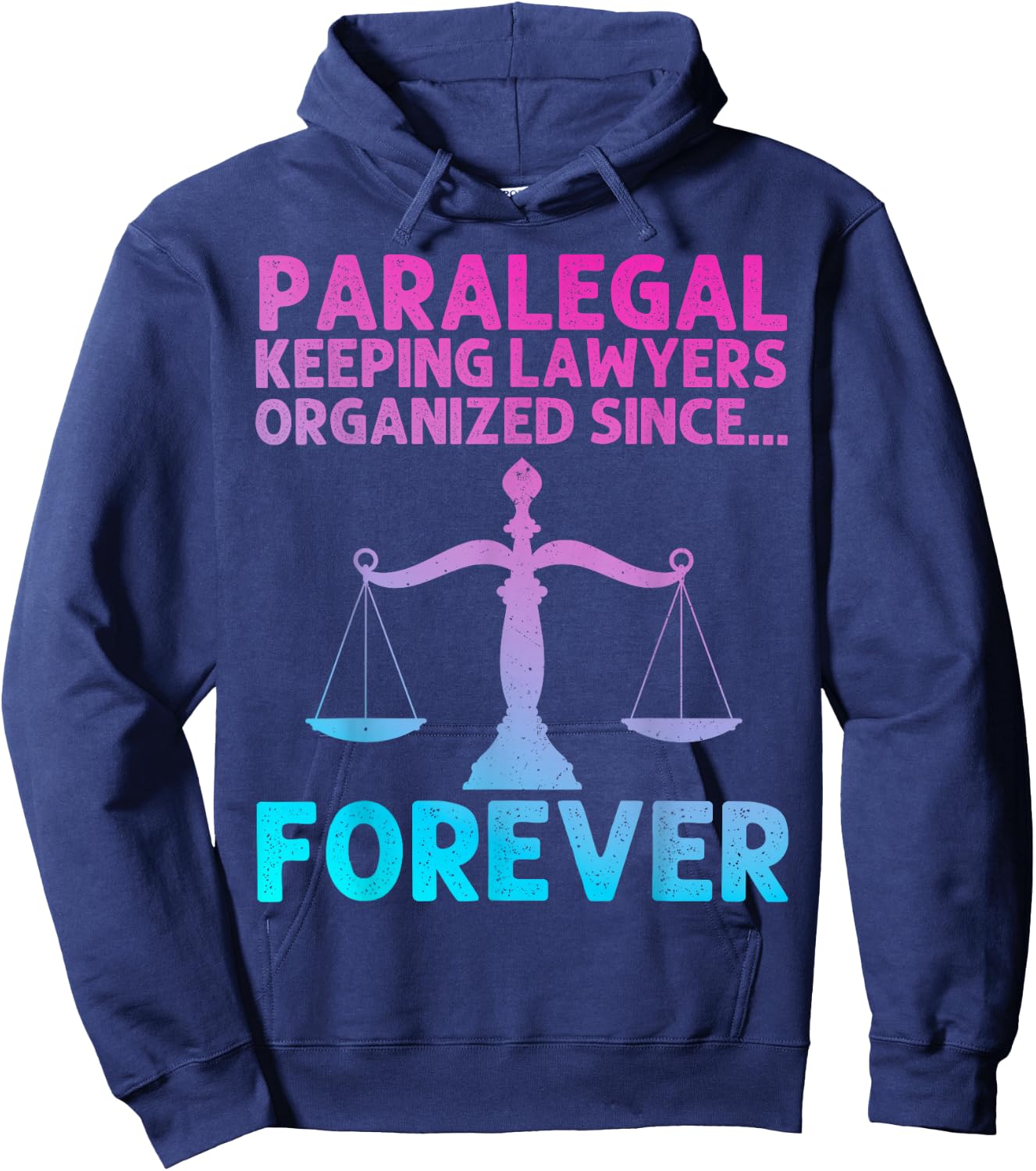 Cool Paralegal Art Women Legal Assistant Paralegal Hoodie - Hoodie | Navy