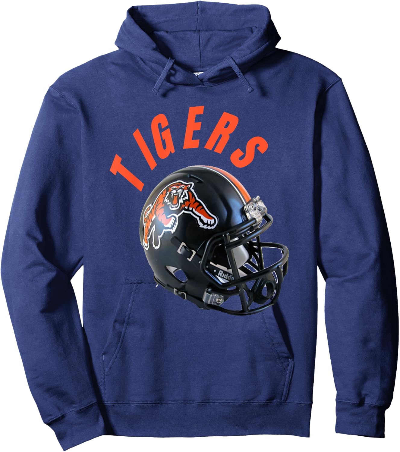 Tigers Helmet Sports, Football, Baseball. Massillon Hoodie - Hoodie | Navy