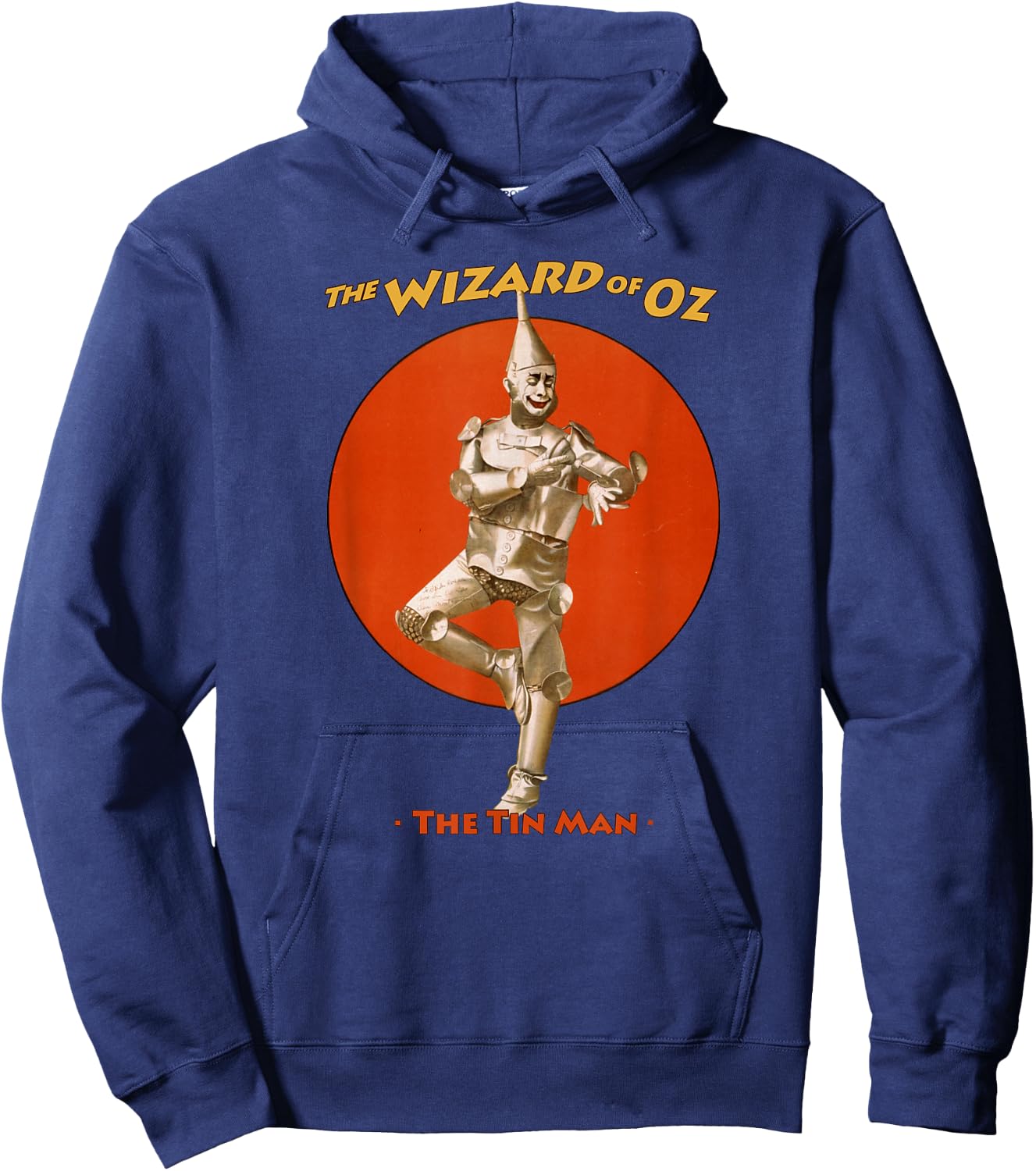 Vintage Tin Man Wizard of Oz Retro Poster Hoodie - Hoodie | Navy