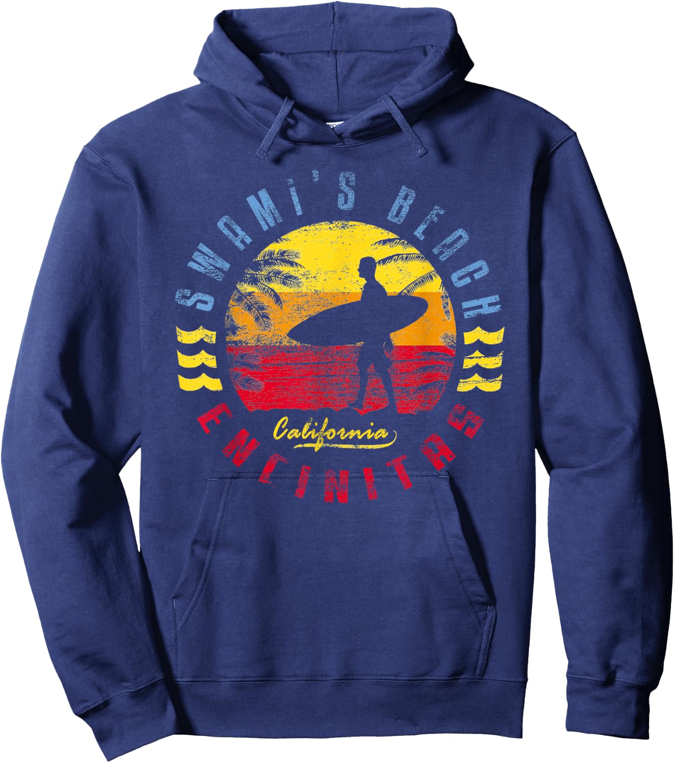 Swami's Beach | Surfing Hoodie - Hoodie | Navy