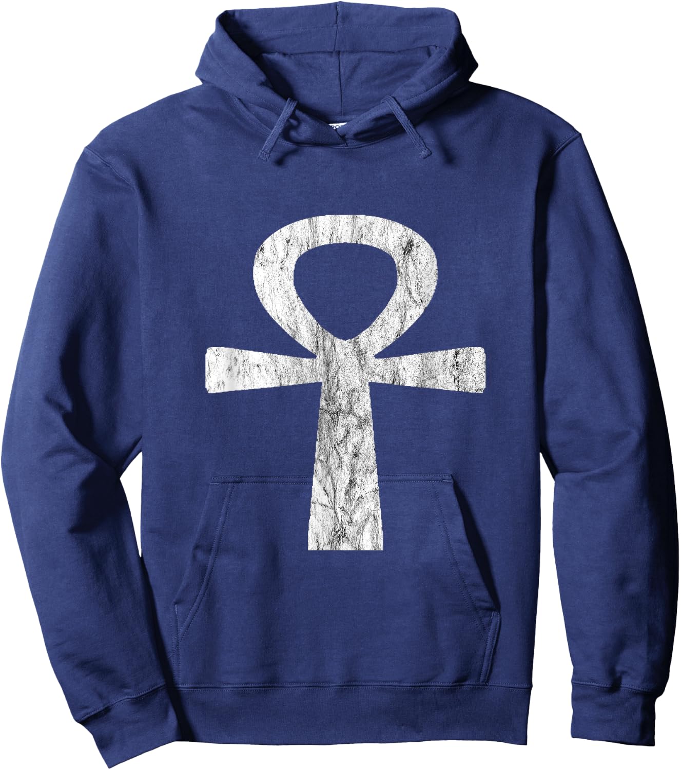 Ankh Cross Vintage Sacred Egypt Ancient Egyptian Art Hoodie - Hoodie | Navy