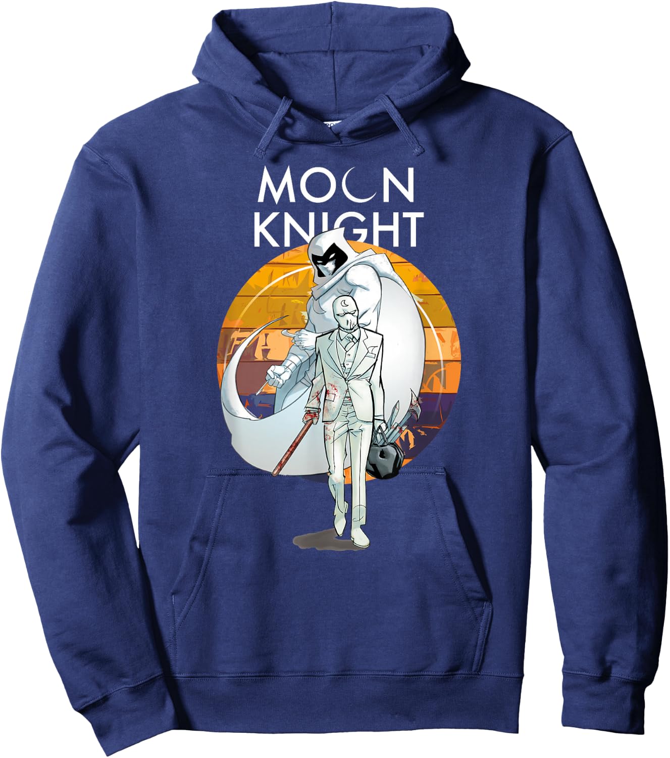 Marvel Moon Knight Marc Spector Comic Book Hoodie - Hoodie | Navy