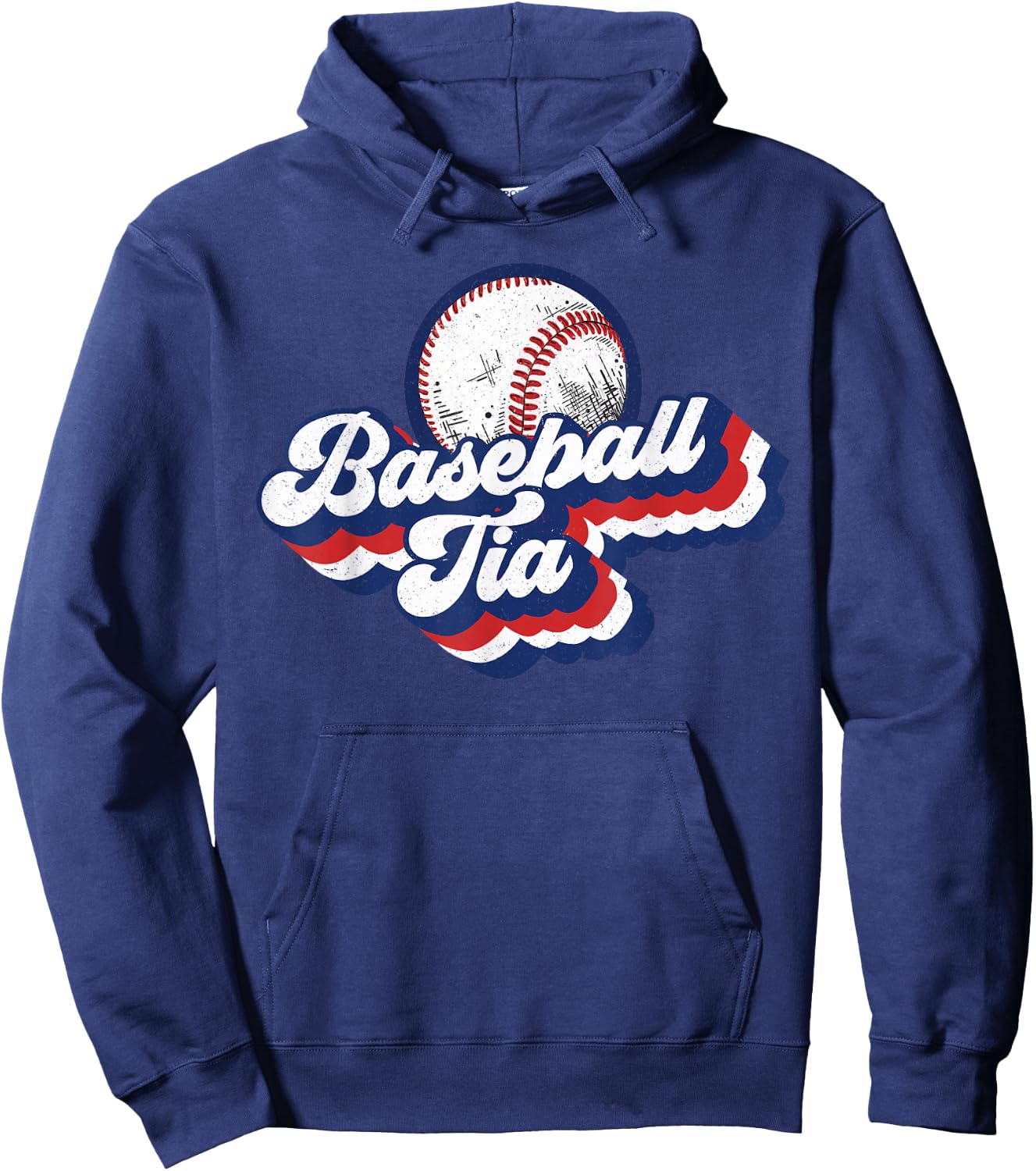 Baseball Tia Grandma Shirt Mother's Day Gift Hoodie - Hoodie | Navy