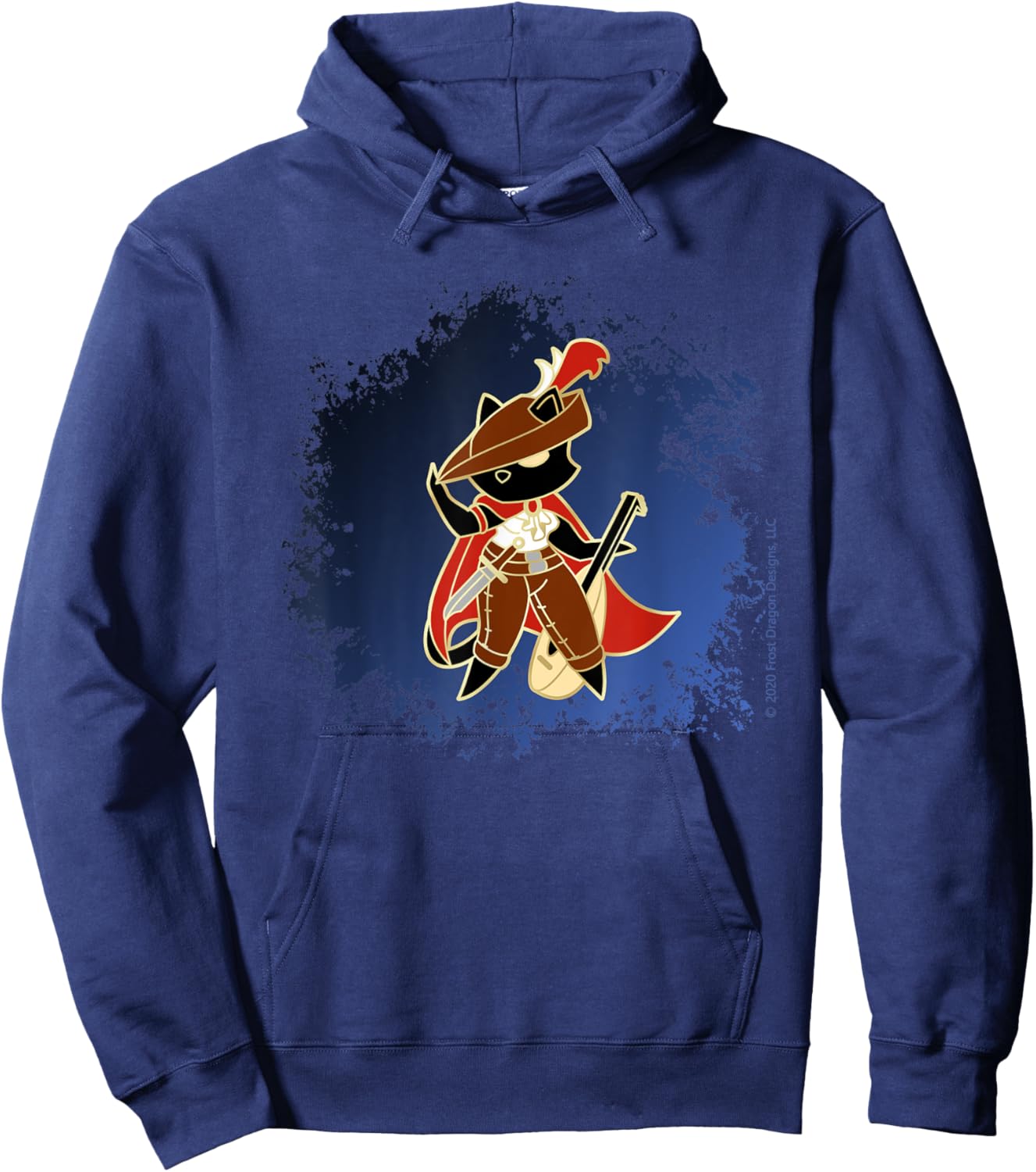 Black Cat Bard Men Women Hoodie - Hoodie | Navy