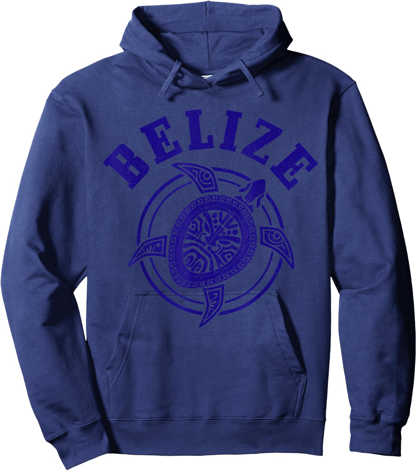 Belize Sea Turtle Scuba Diving Nassau Surfer Scuba Diver Hoodie - Hoodie | Navy