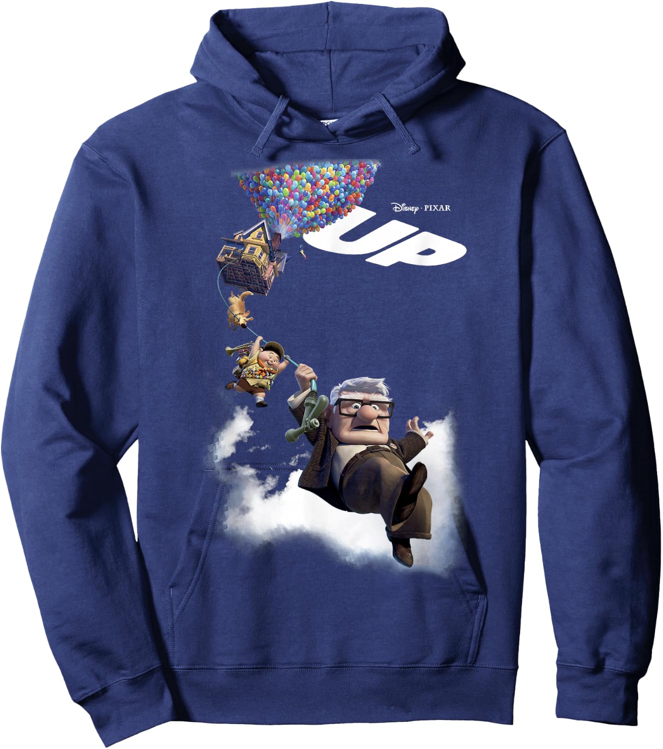Disney Pixar Up Movie Poster Group Shot Graphic Hoodie - Hoodie | Navy