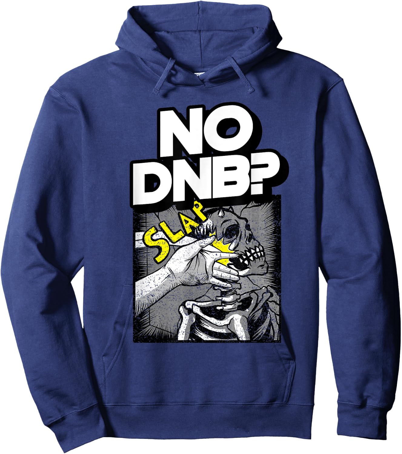 DnB No Drum N Bass Music Liquid Junglist EDM Drum And Bass Hoodie - Hoodie | Navy