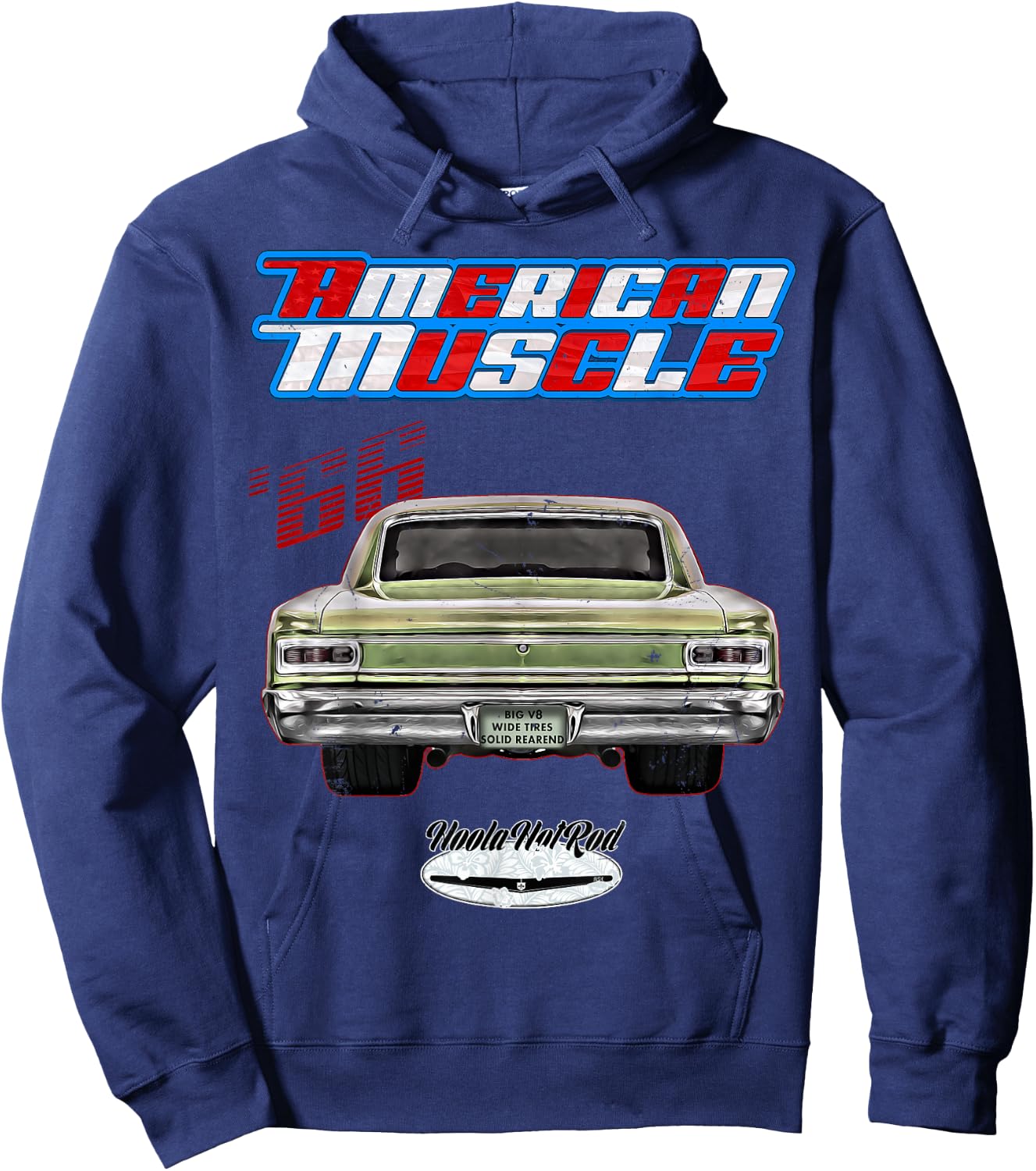 1966 Chevelle,Muscle Car,SS454,SS427,SS396,Hotrod,drag race Hoodie - Hoodie | Navy