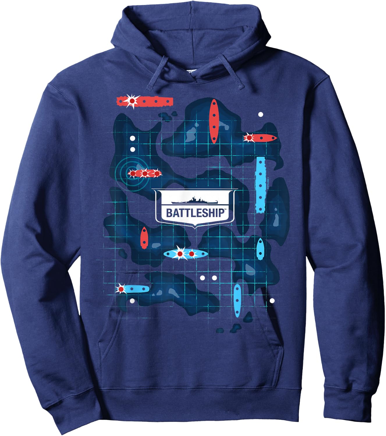 Battleship Battleship Sonar Fight Hoodie - Hoodie | Navy