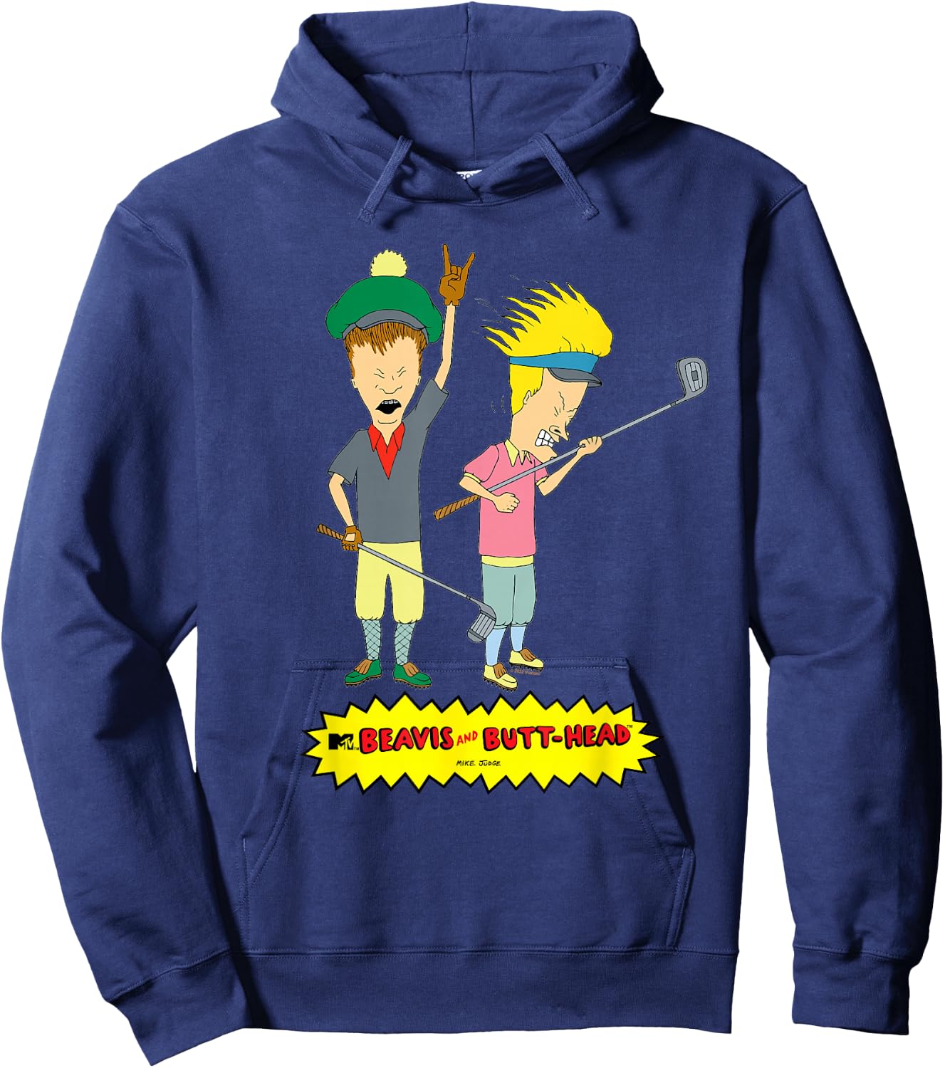 Beavis and Butt-Head Golf Pros Hoodie - Hoodie | Navy