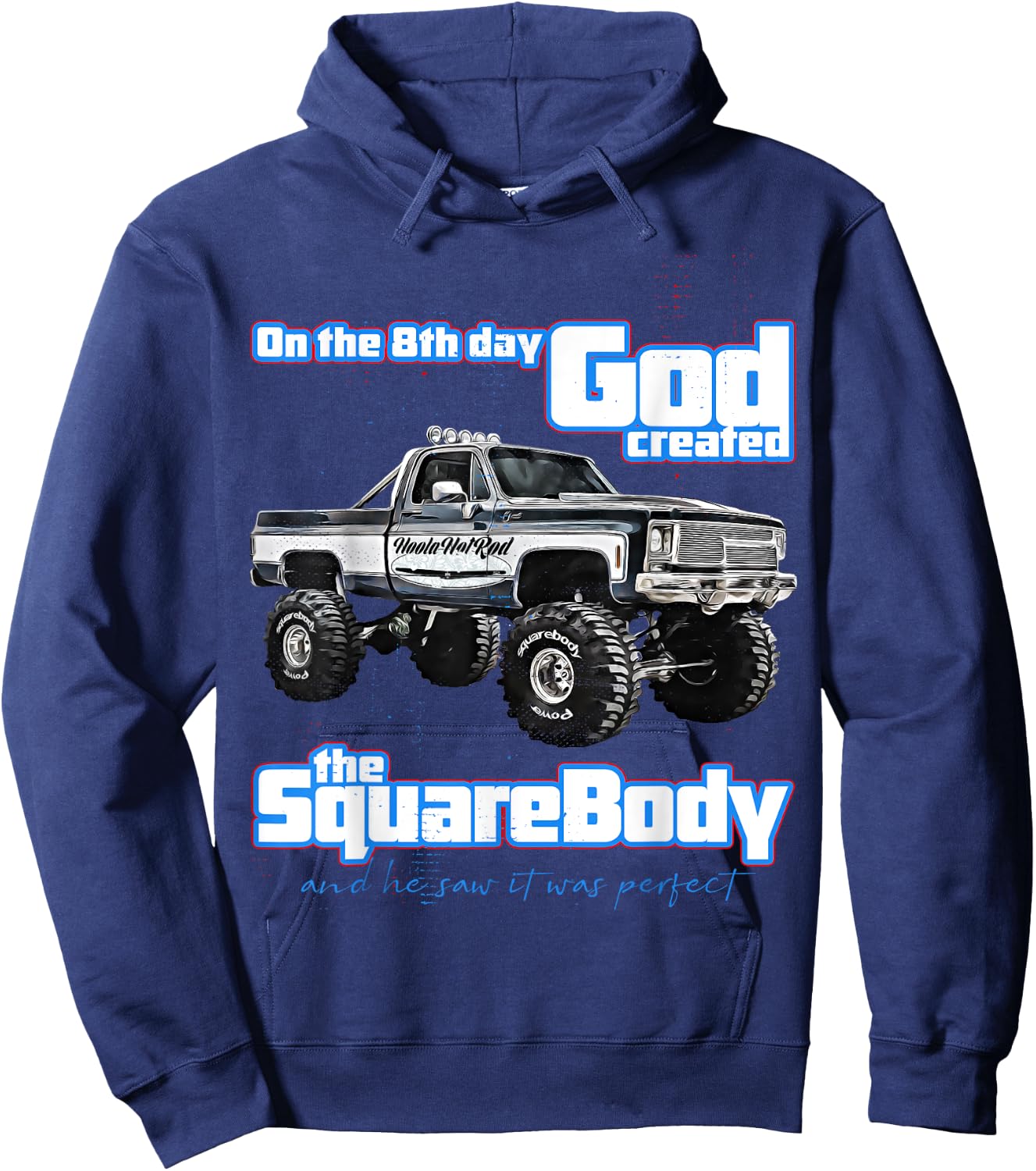 8th God,Jimmy,Squarebody Truck,Suburban,Blazer,Silverado,K5 Hoodie - Hoodie | Navy