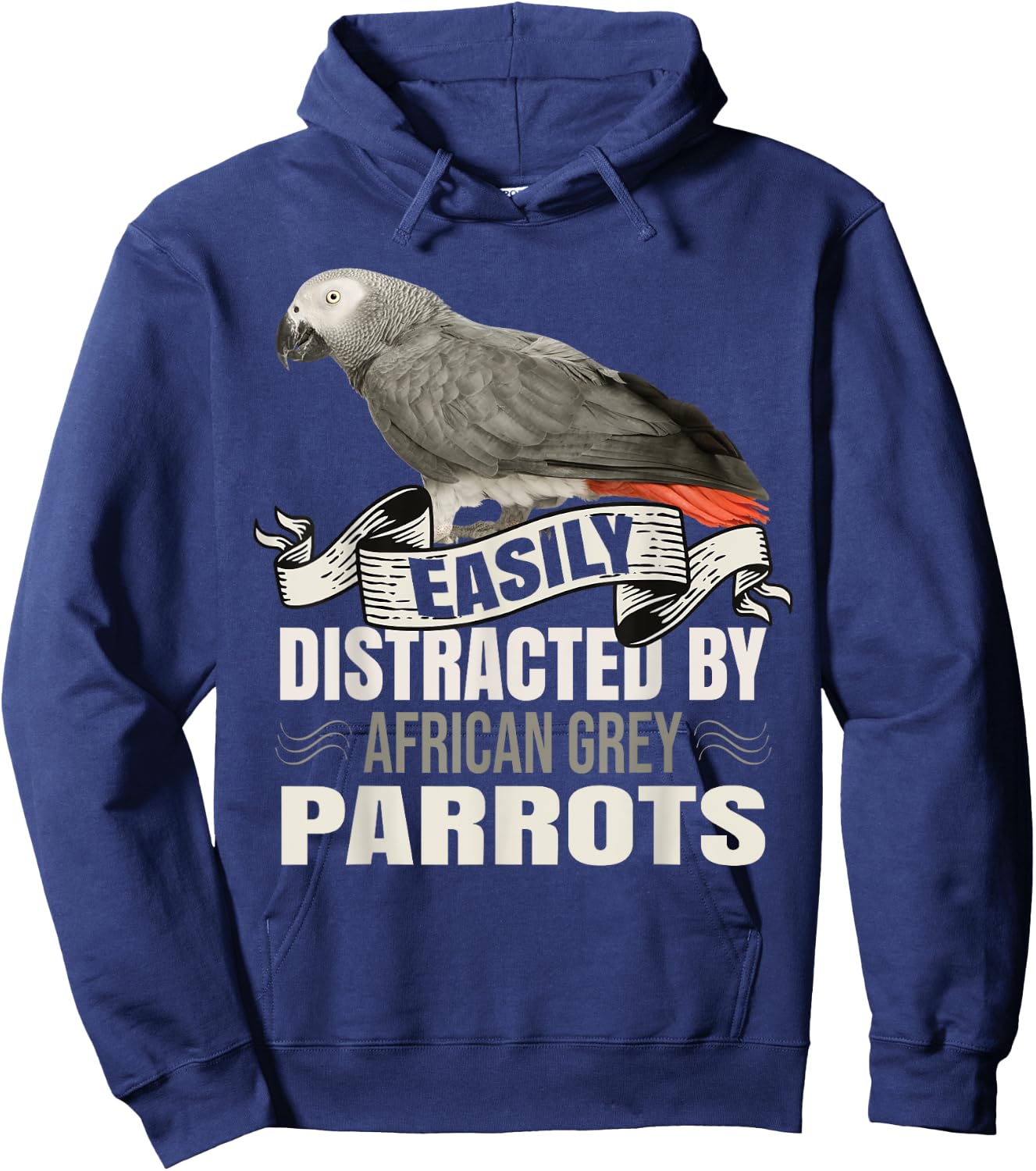 Funny African Grey Parrot Accessories For Zookeepers Hoodie - Hoodie | Navy