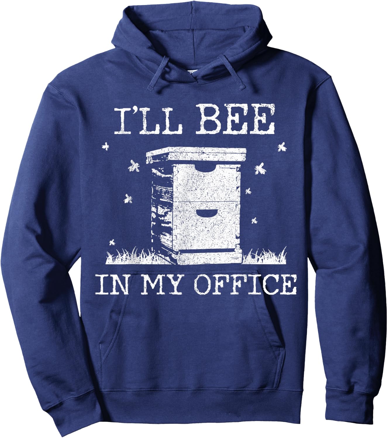 Beekeeper I Am Im Büro Bees Funny Gift Hoodie - Hoodie | Navy