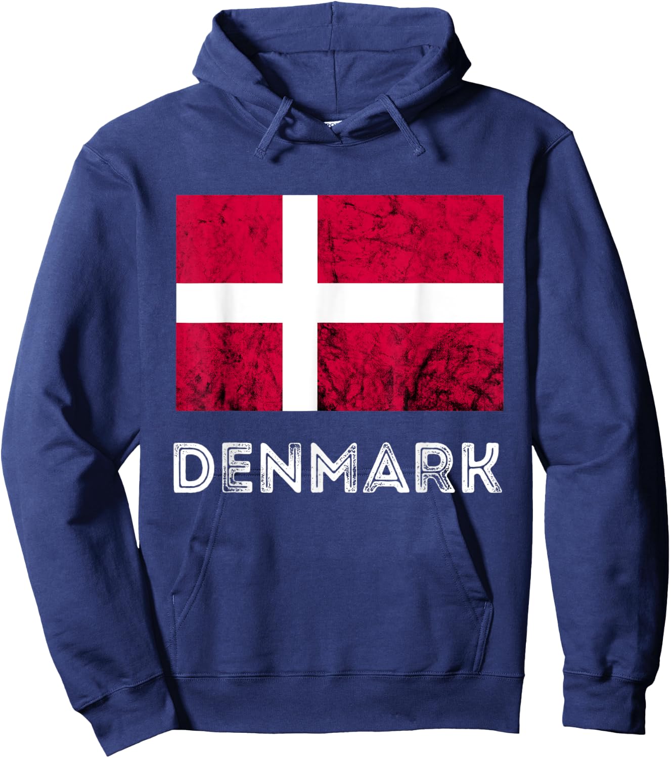 Denmark Dannebrog Danish Flag Dansk Roots Danish Pride Hoodie - Hoodie | Navy
