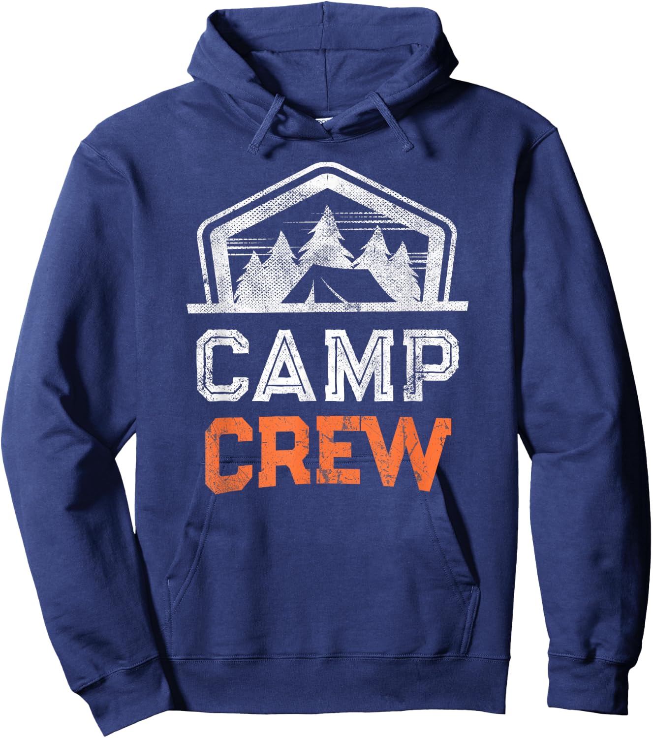Campground Staff CAMP CREW Summer Cousins Camping Counselor Women Girls Kids Hoodie - Hoodie | Navy