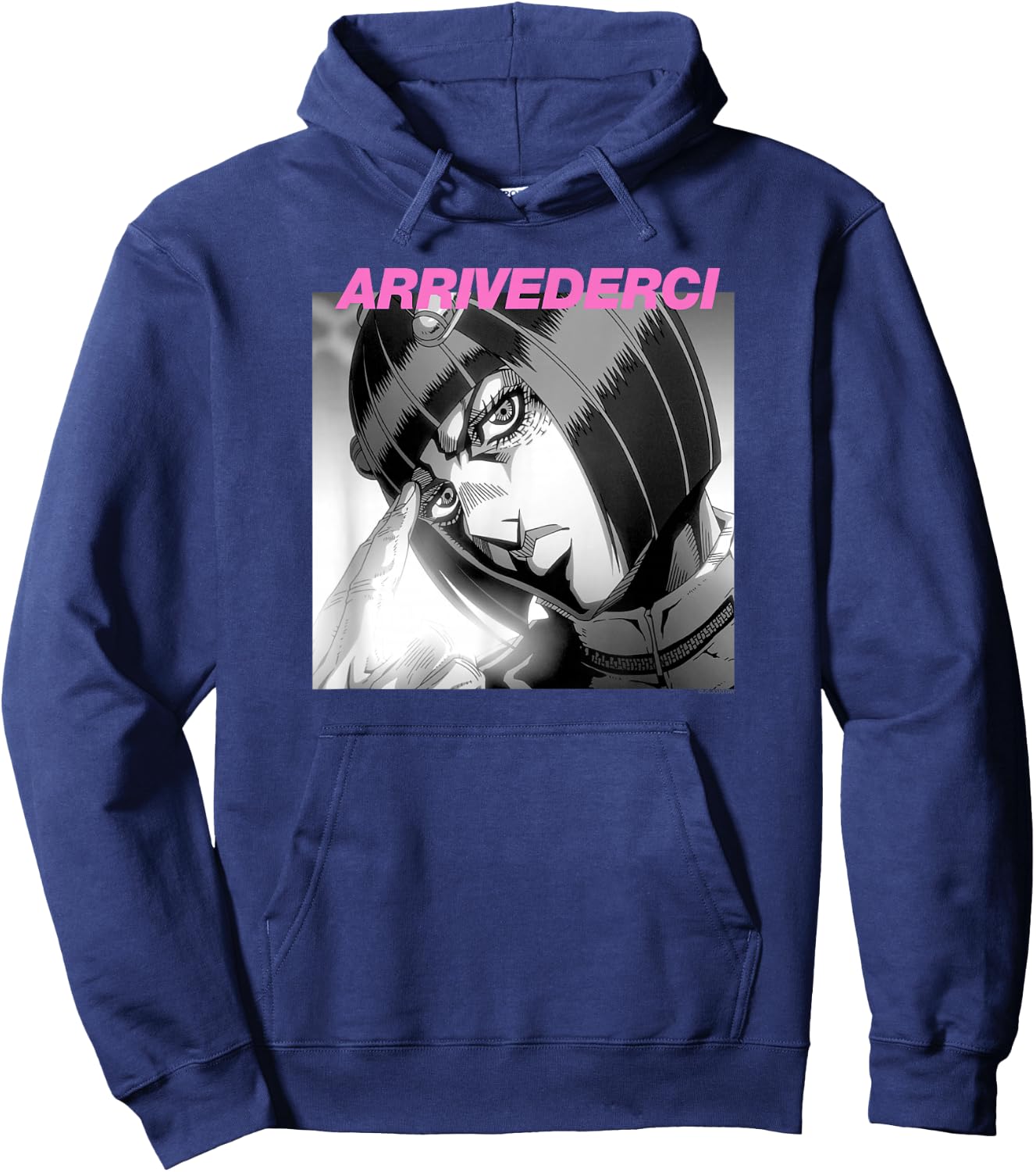 JoJo's Bizarre Adventure Part 5 Bruno Bucciarati Arrivederci Hoodie - Hoodie | Navy