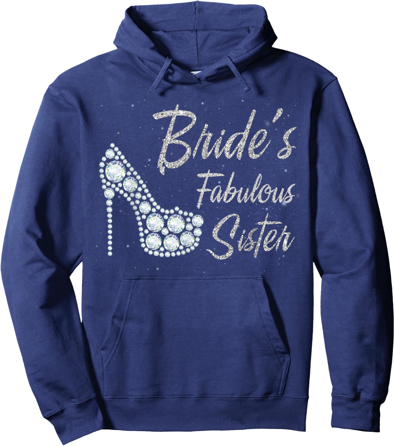Bride's Fabulous Sister, Sister of The Bride Hoodie - Hoodie | Navy