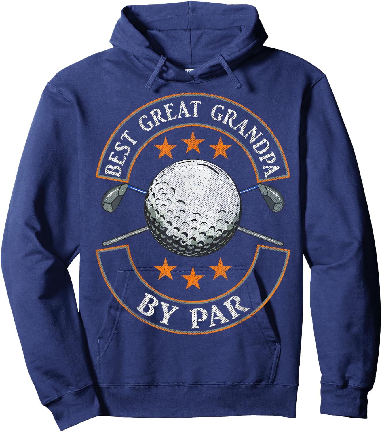 Best Great Grandpa By Par Golf Lover Sports Fathers Day Gift Hoodie - Hoodie | Navy