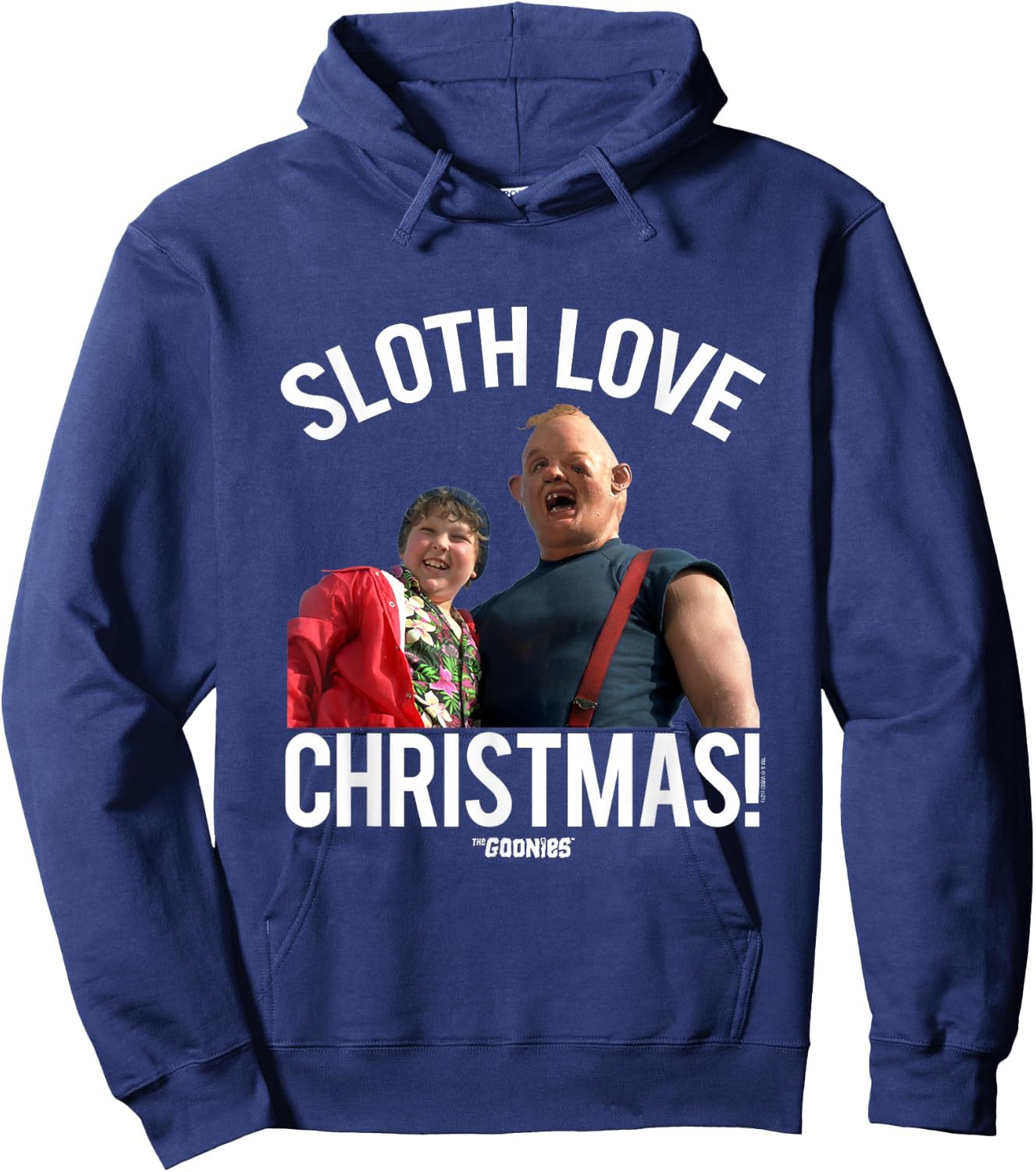 The Goonies Sloth Love Christmas Hoodie - Hoodie | Navy