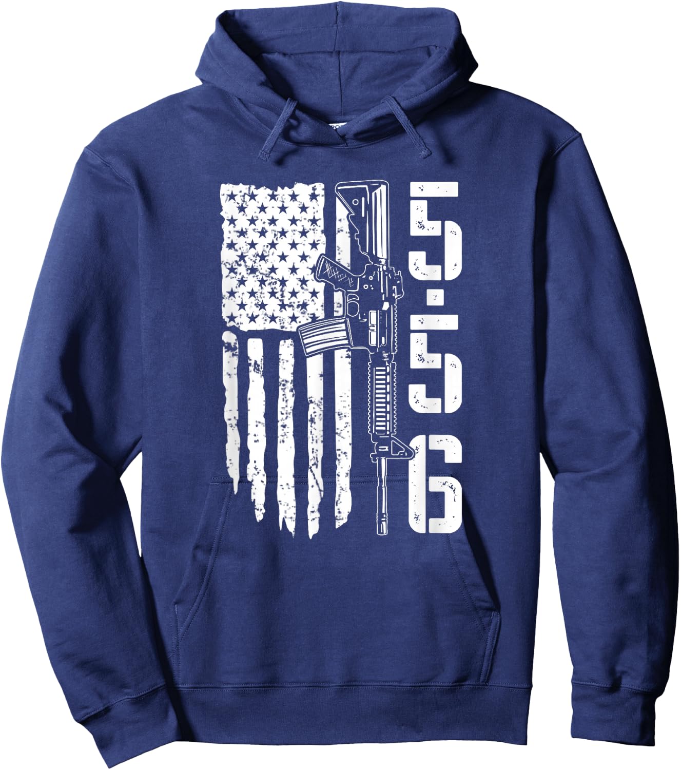 5.56mm Ammo AR15 M4 Rifle Owner - Pro Gun 2nd Amendment Hoodie - Hoodie | Navy