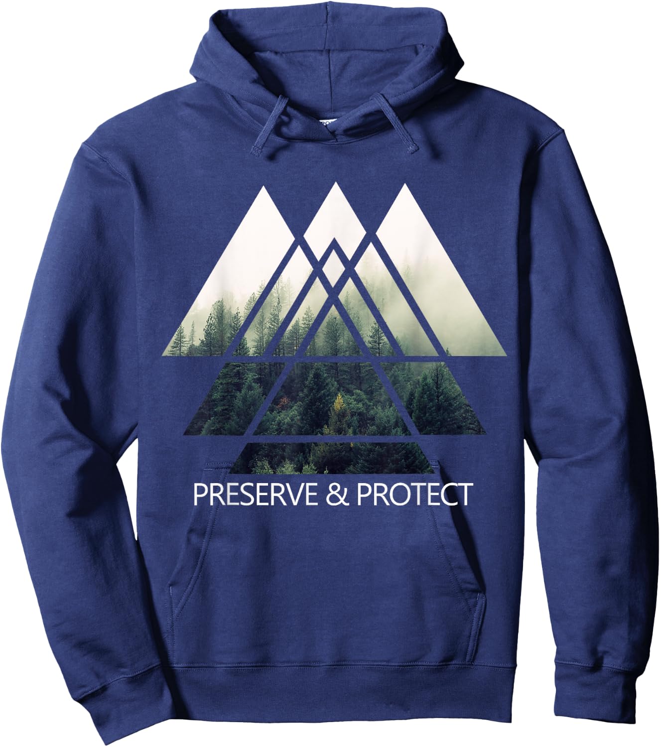 Climate Change Active Preserve & Protect Environmental Gift Hoodie - Hoodie | Navy