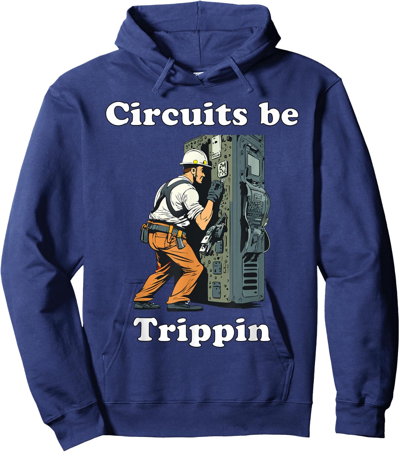 Circuits be Trippin Hoodie - Hoodie | Navy