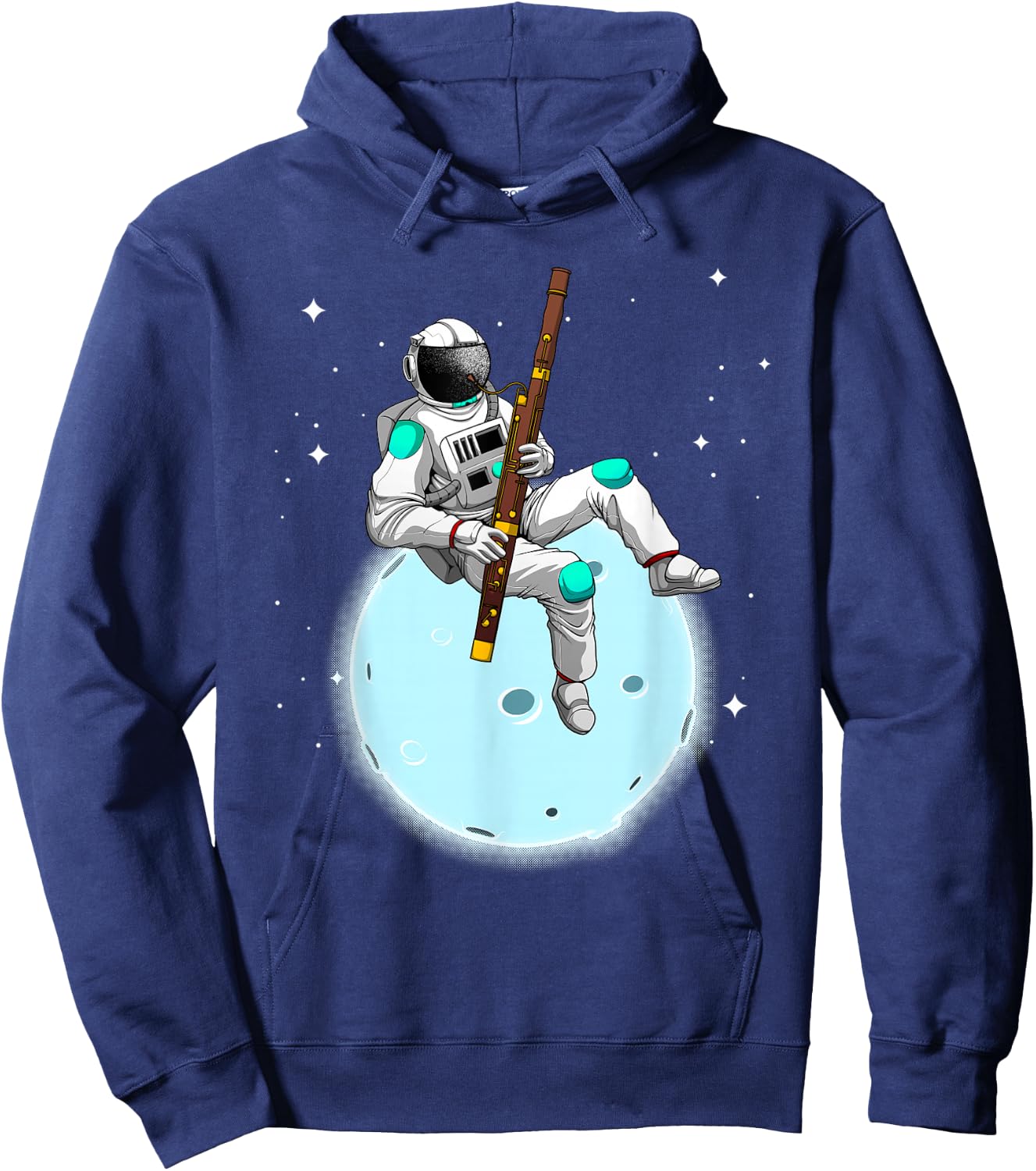 Cool Bassoon Design Women Bassoonist Bassoon Player Hoodie - Hoodie | Navy