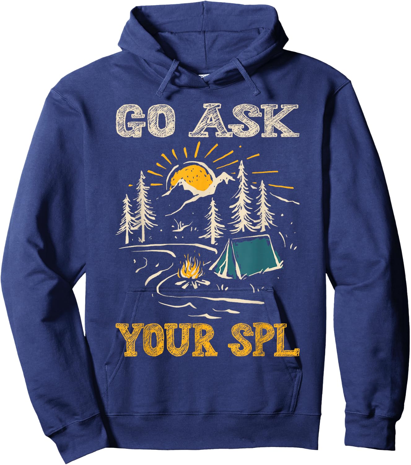 Go Ask Your SPL Hoodie - Hoodie | Navy