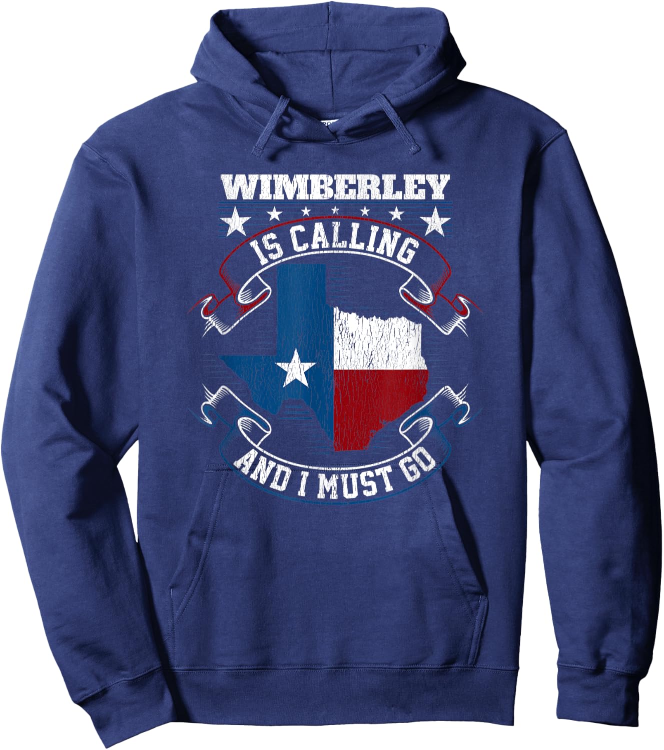 Wimberley Texas Is Calling And I Must Go Hoodie - Hoodie | Navy