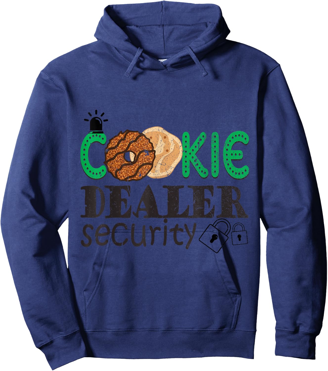 Scout Shirt Cookie Dealer Security Cookie Girl Troop Leader Hoodie - Hoodie | Navy